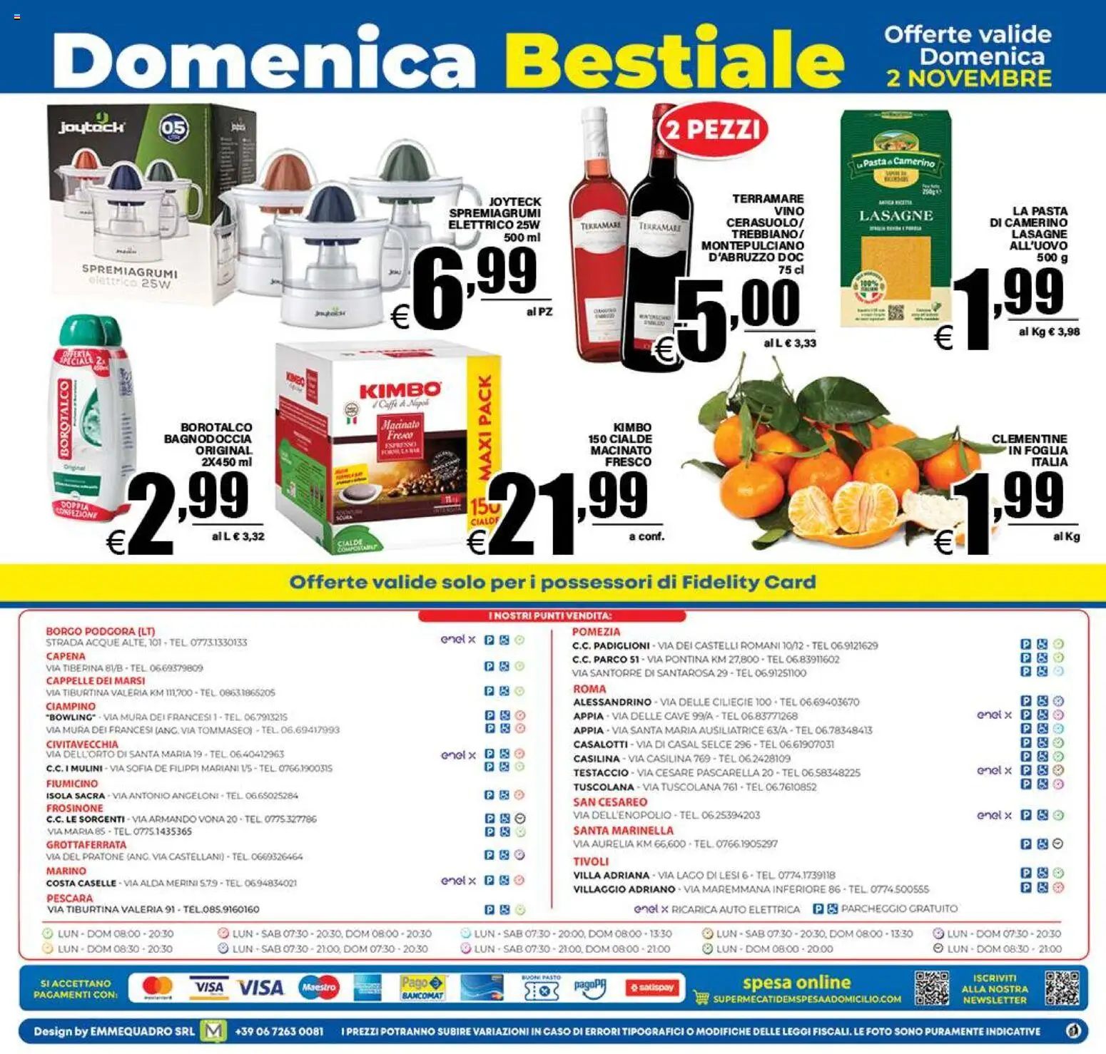 Volantino DEM del 29.10.2025 | Pagina: 20 | Prodotti: Vino, Pasta, Spremiagrumi, Macinato