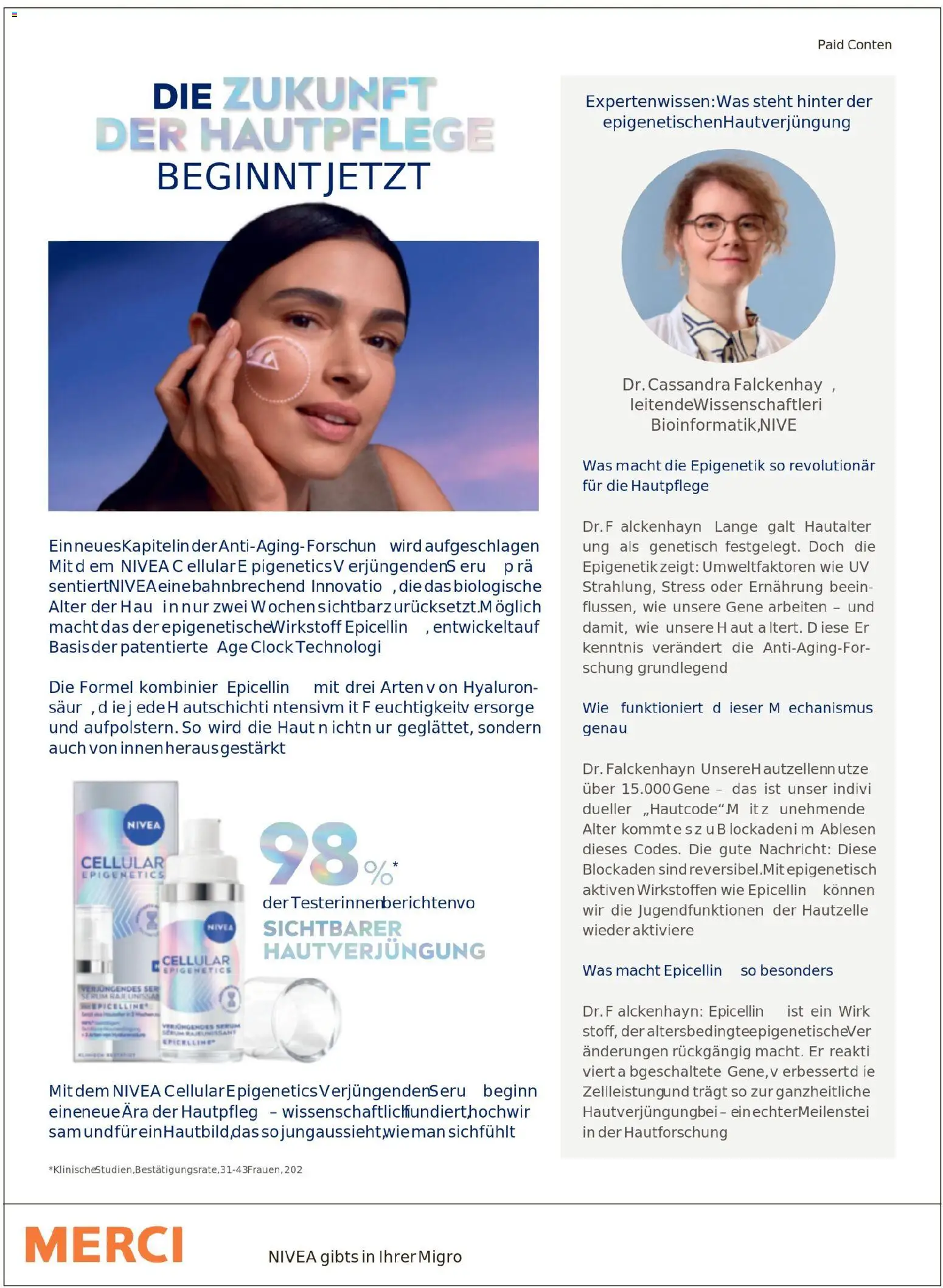 Migros Migros-Magazin-44-2025-d-AA – gültig ab 27.10.2025 | Seite: 26 | Produkte: Serum