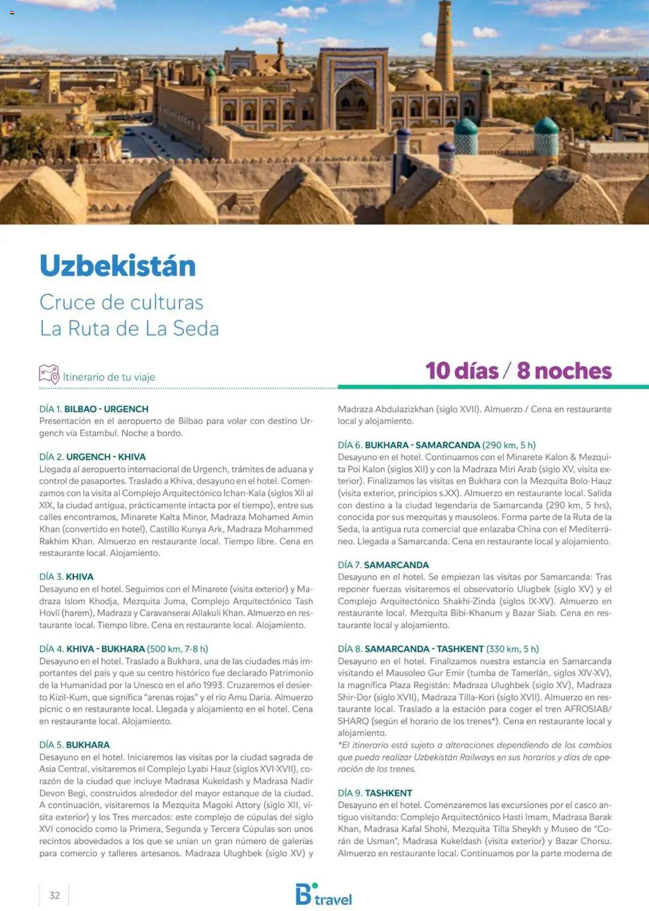 B the travel brand Viajeros Expertos 2025 │ válido desde el 30.09.2024 | Página: 32