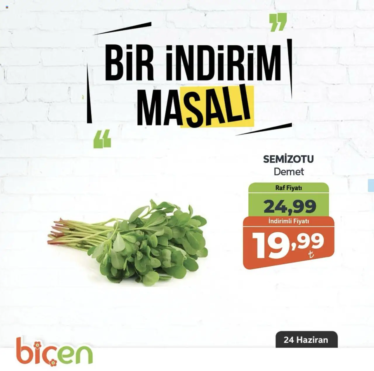 Biçen Market  Bir İndirim MaSali - 24.06.2025 tarihinden itibaren geçerlidir | Sayfa: 14 | Ürünler: Raf