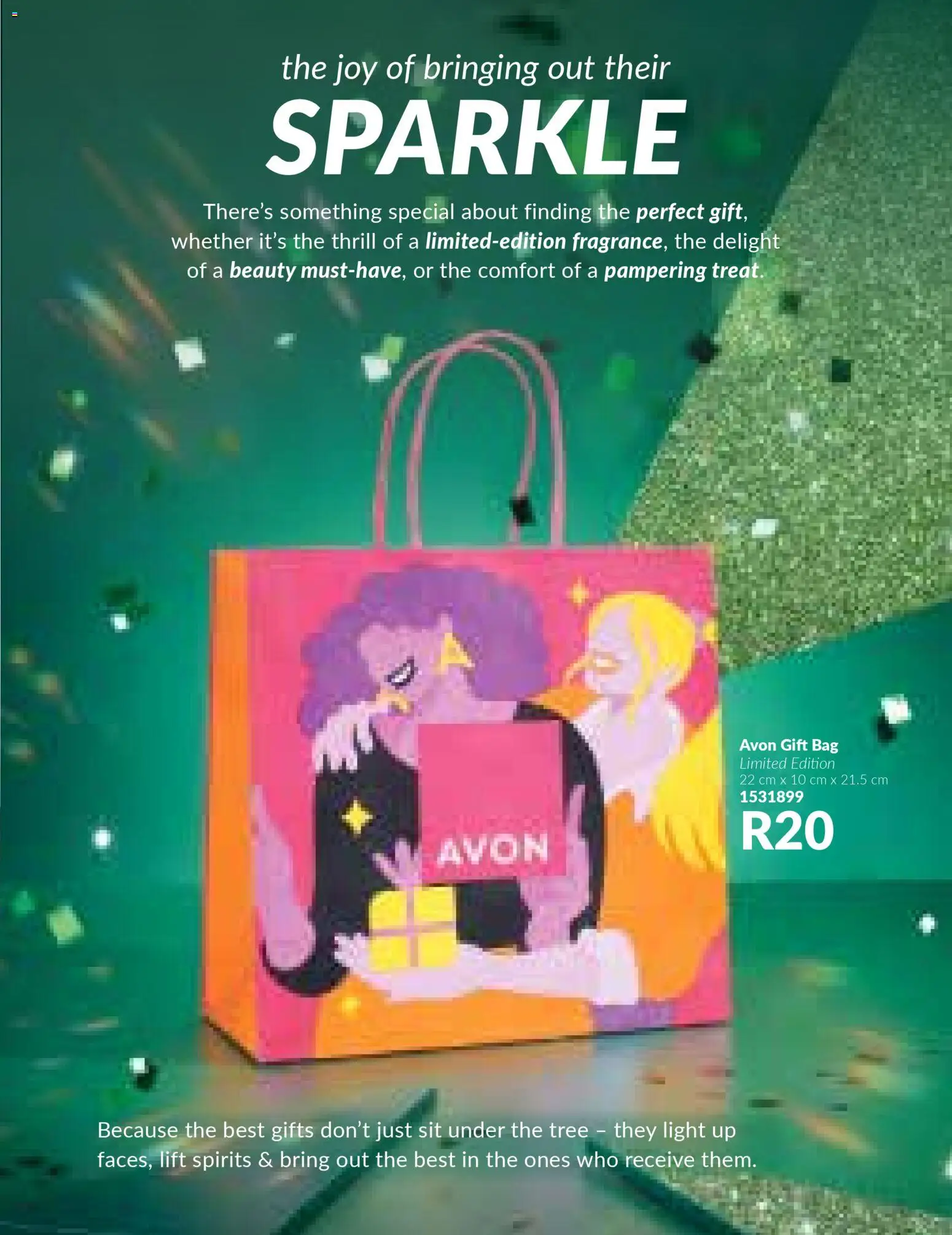 New Avon catalogue – valid from 01.12.2025 | Page: 5 | Products: Gift bag, Bag, Light