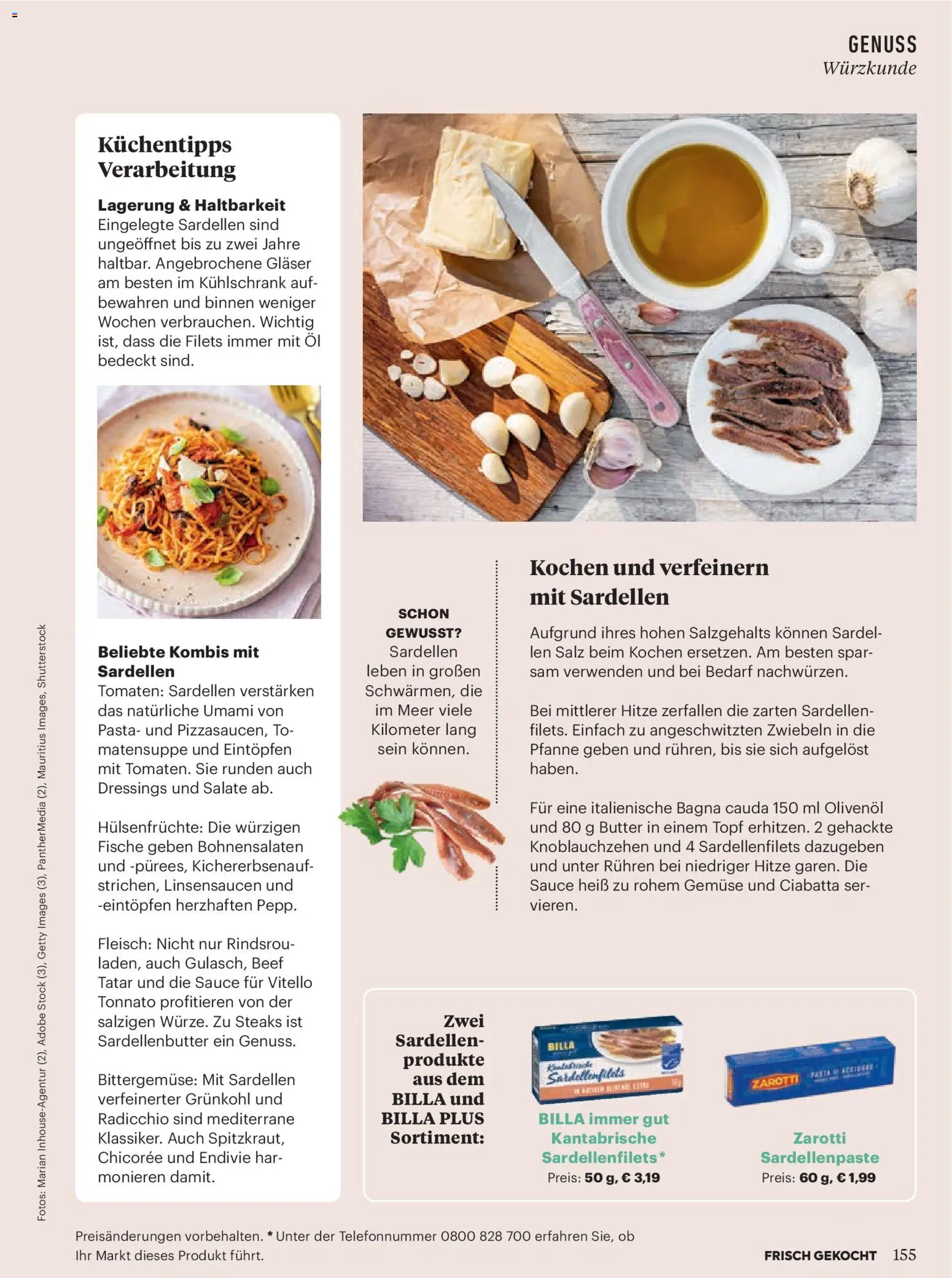 Billa  Frisch Gekocht gültig ab 01.11.2025 | Seite: 151 | Produkte: Salz, Butter, Öl, Tomaten