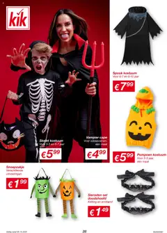 KiK - Folder - Voorbeeld van een folder van KiK, geldig van 06.10.2025 | Pagina: 28 | Producten: Pompoen, Ketting