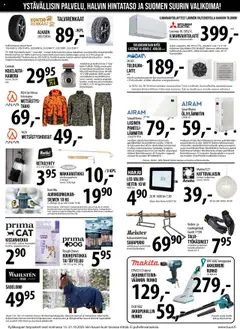 Tuuri-mainoslehti voimassa 15.10.2025 alkaen | Sivu: 11 | Tuotteet: Tuoksu, Kissanhiekka, Takki, Työkäsineet