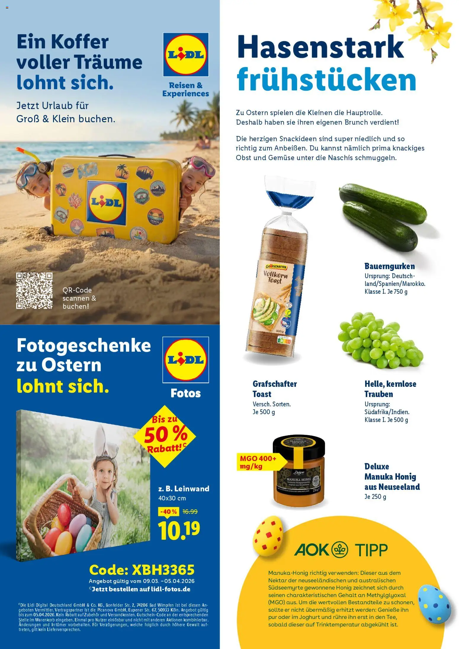 Lidl Německo leták - Ostern gemeinsam genießen od 09.03.2026 | Strana: 18 | Produkty: Deluxe