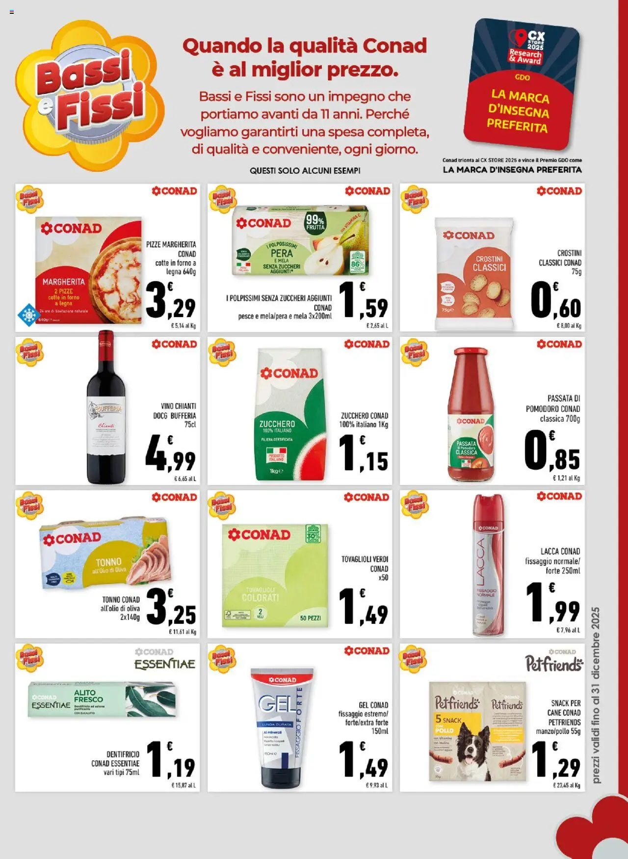 Volantino Conad del 10.09.2025 | Pagina: 3 | Prodotti: Lacca, Pesce, Vino, Pera