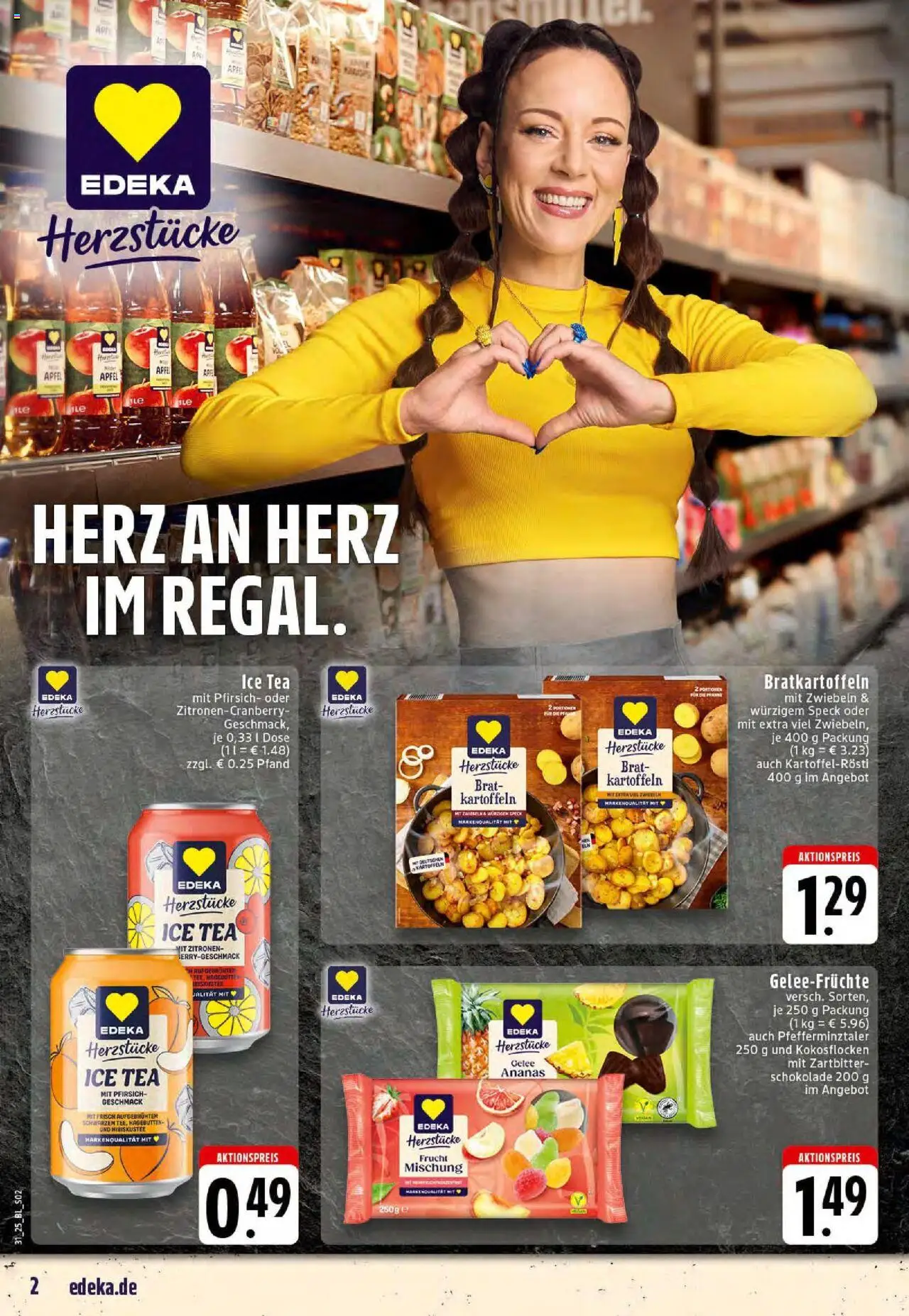 Edeka prospekt Rheine	 - gültig ab dem 27.07.2025 | Seite: 2 | Produkte: Schokolade, Äpfel, Ananas, Zitronen