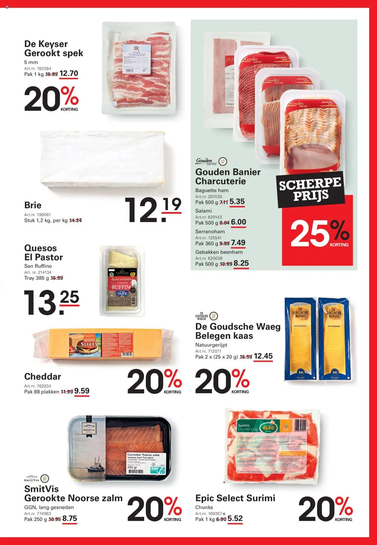  | Pagina: 3 | Producten: Ham, Baguette, Kaas, Salami