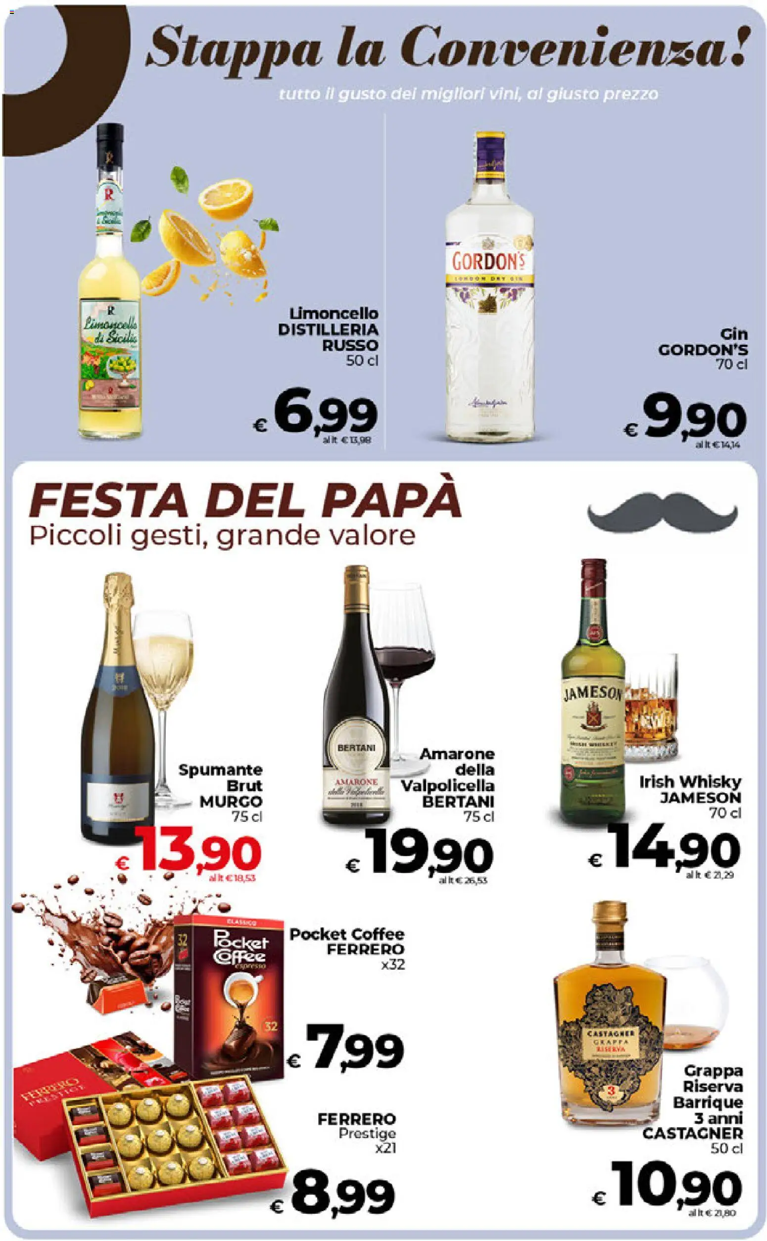 Volantino COOP del 17.03.2026 | Pagina: 31 | Prodotti: Whisky, Spumante, Limoncello, Grappa