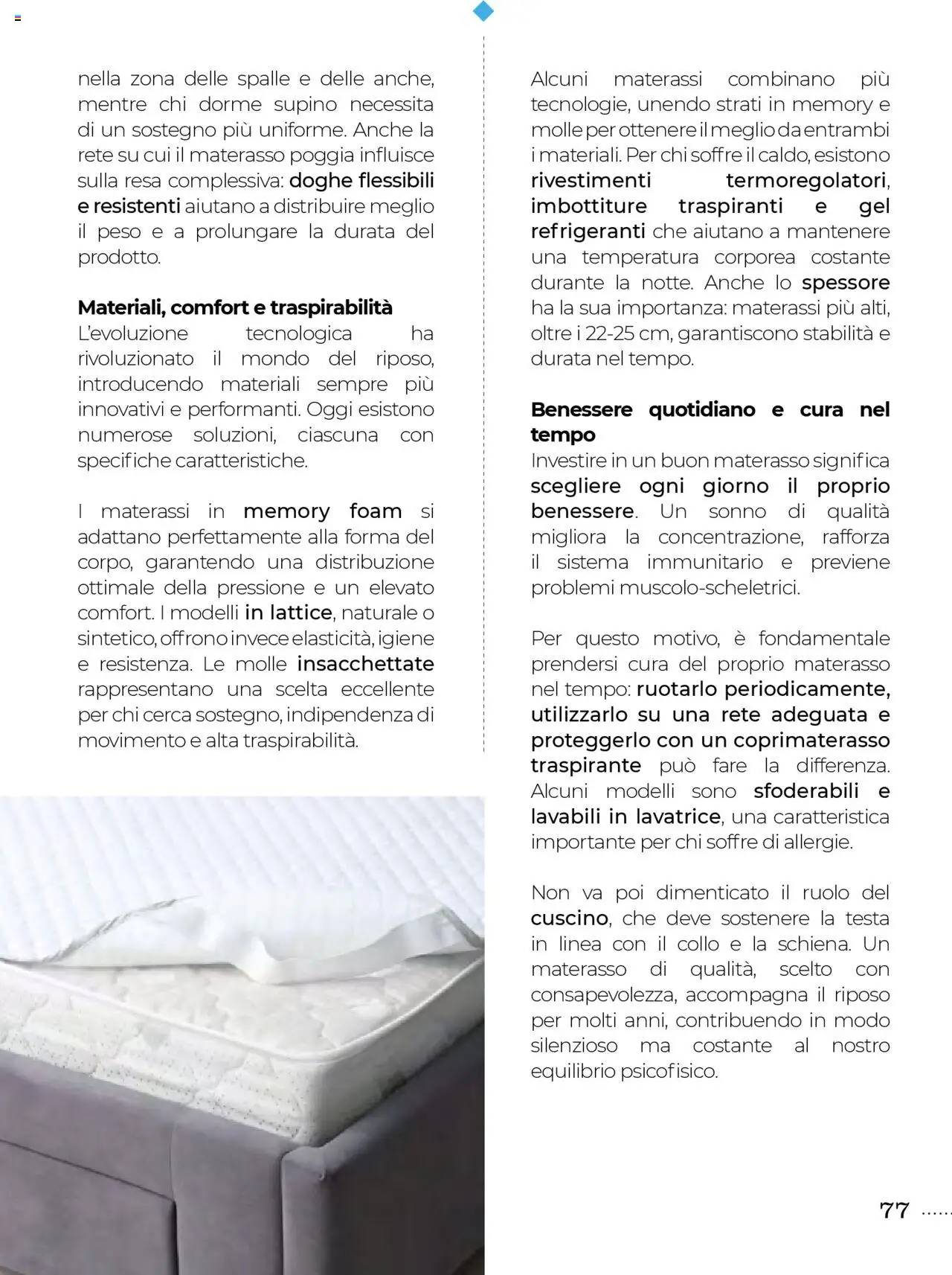 Volantino Gulliver del 01.09.2025 | Pagina: 77 | Prodotti: Materasso, Coprimaterasso