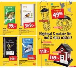 Jem & Fix - erbjudanden - Förhandsvisning av reklamblad från butik Jem & Fix aktuell från 19.01.2026 | Sida: 13 | Produkter: Fågelmat, Jordnötter, Frö, Fågelmatare