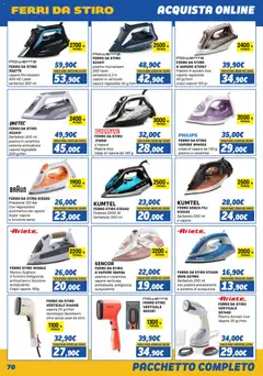 Anteprima del volantino Orizzonte Elettrodomestici catalogo valido a partire dal 01.11.2025 | Pagina: 70 | Prodotti: Anticalcare, Ferro da stiro