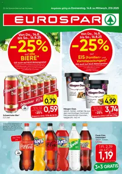 Vorschau von dem Prospekt - Eurospar Flugblatt - Kärnten gültig ab 14.08.2025