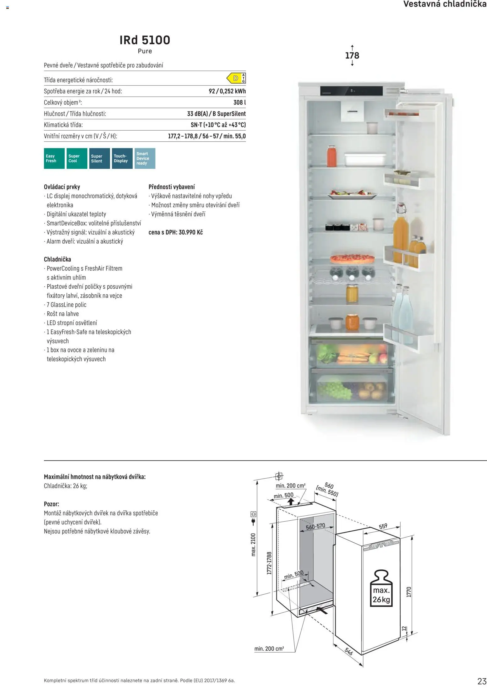 Möbelix leták - Liebherr od 01.10.2025 | Strana: 23 | Produkty: Box, Vejce, Rošt, LED