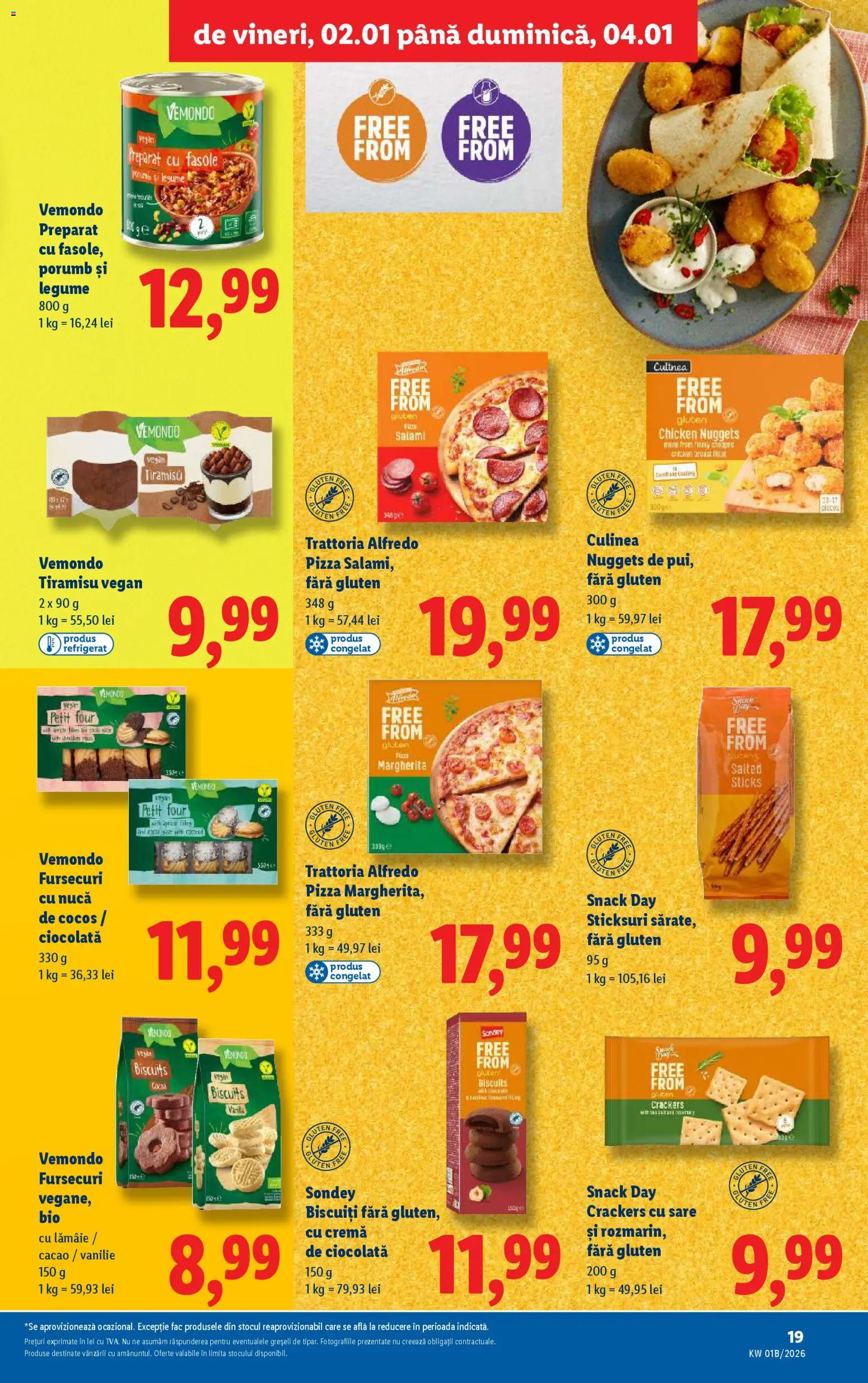 Noul catalog Lidl – valabil de la 02.01.2026 | Pagină: 19 | Produse: Şerit ödül, Cremă, Porumb, Lămâie
