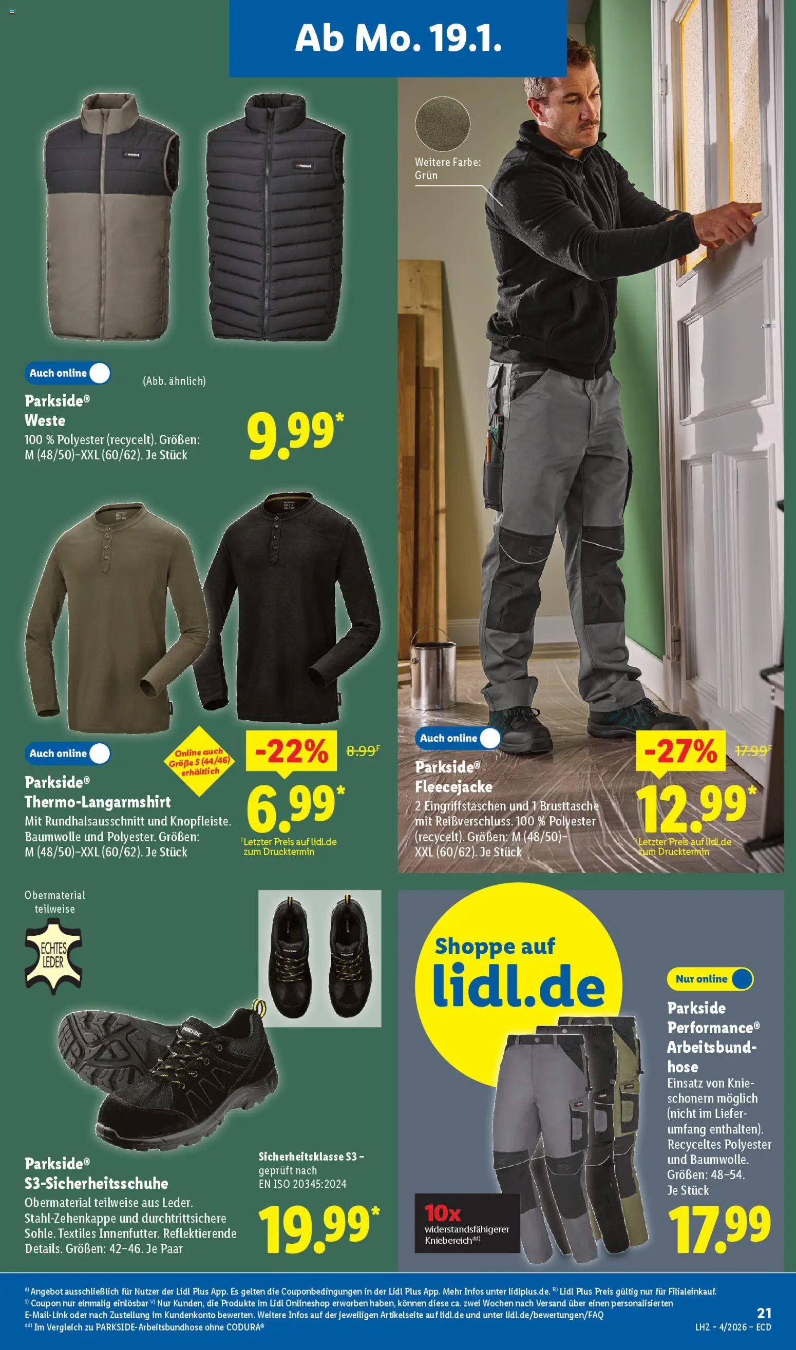 Lidl - Prospekt – gültig ab 19.01.2026 | Seite: 17 | Produkte: Weste, Hose