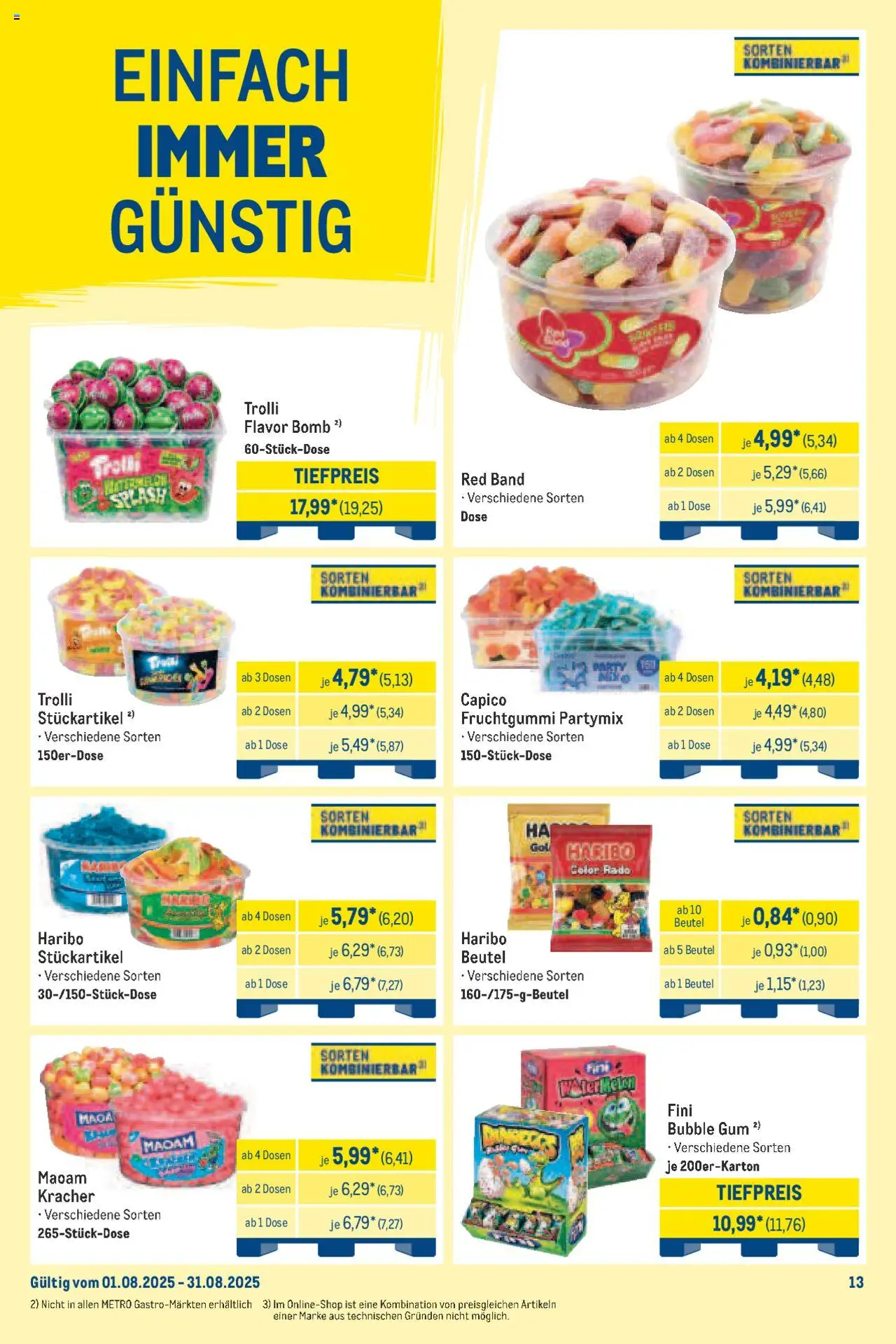 Metro Wochen-Angebote Händler - gültig ab dem 18.08.2025 | Seite: 20 | Produkte: Haribo