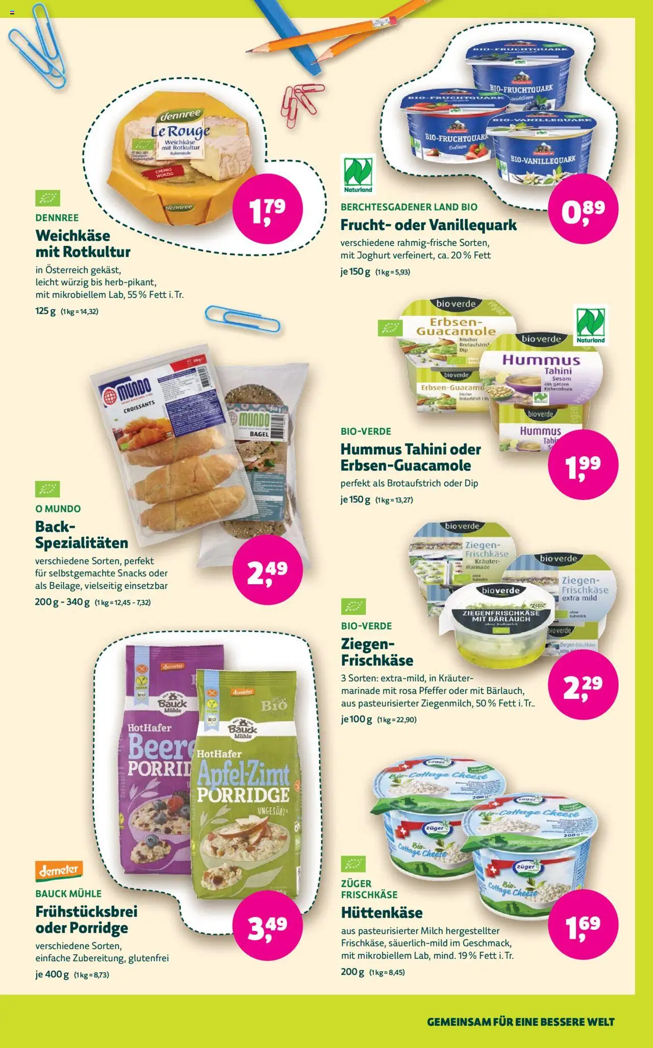 BioMarkt Prospekt - gültig ab dem 30.07.2025 | Seite: 5 | Produkte: Mühle, Milch, Pfeffer, Hüttenkäse