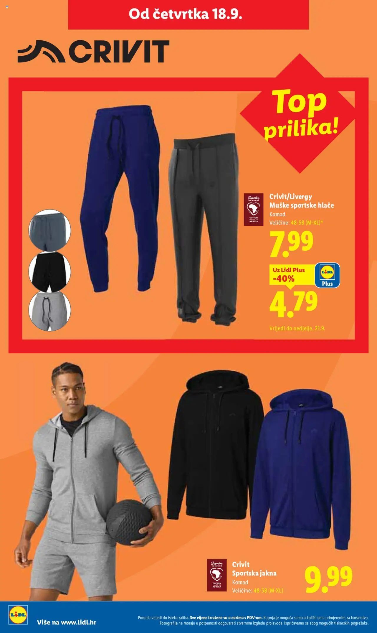 Lidl katalog | vrijedi od 18.09.2025 | Stranica: 36 | Proizvodi: Jakna, Hlače