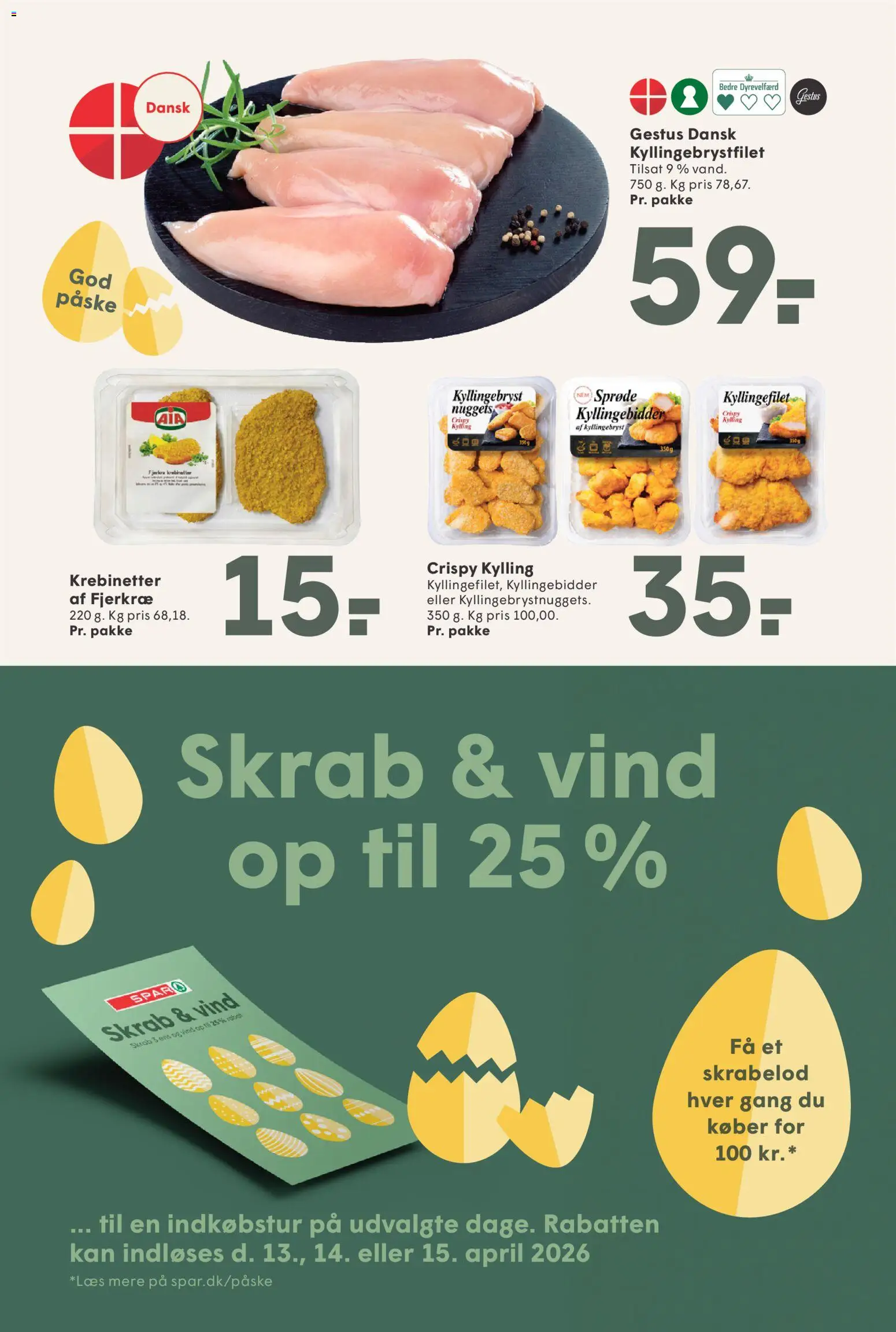 Spar tilbudsavis – gyldig fra 13.03.2026 | Side: 4 | Produkter: Nuggets