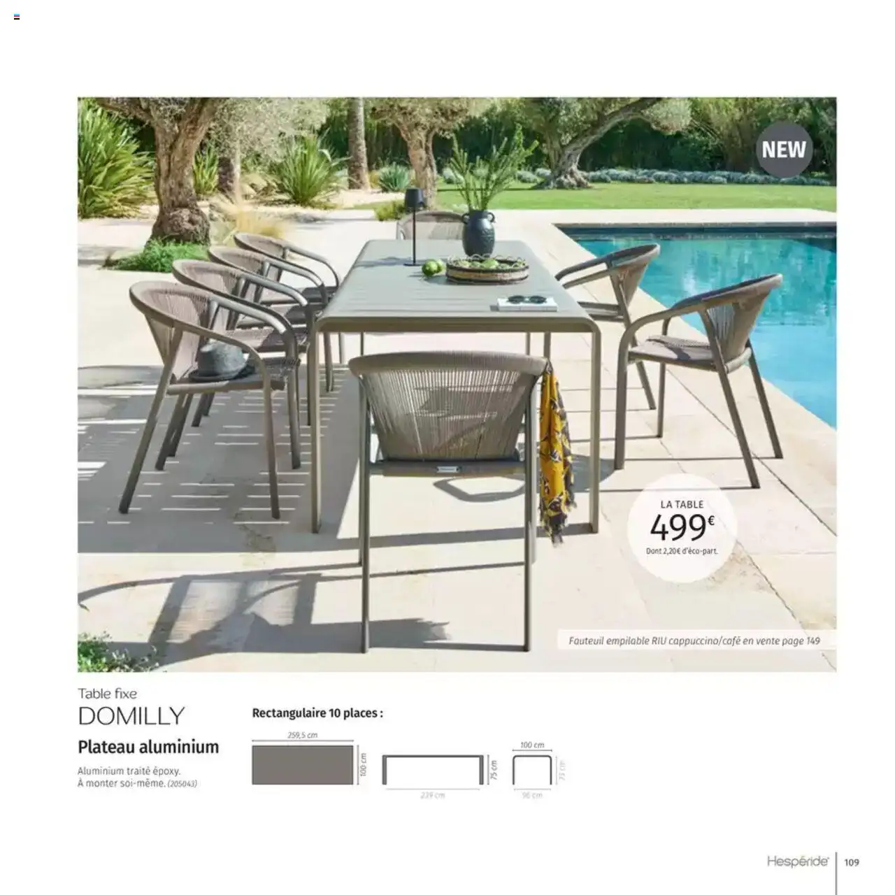  | Page: 109 | Produits: Plateau, Fauteuil, Table