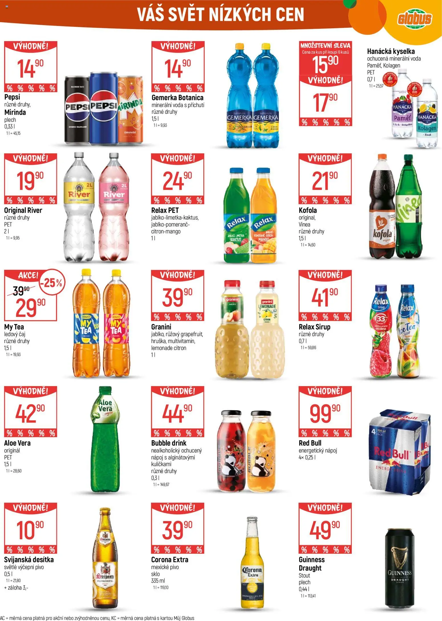 Globus leták - Trmice od 12.11.2025 | Strana: 32 | Produkty: Hanácká kyselka, Sirup, Citron, Aloe vera