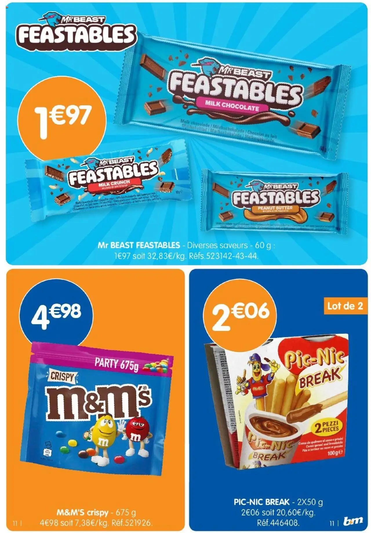  | Page: 11 | Produits: Lait, Chocolat, Riz