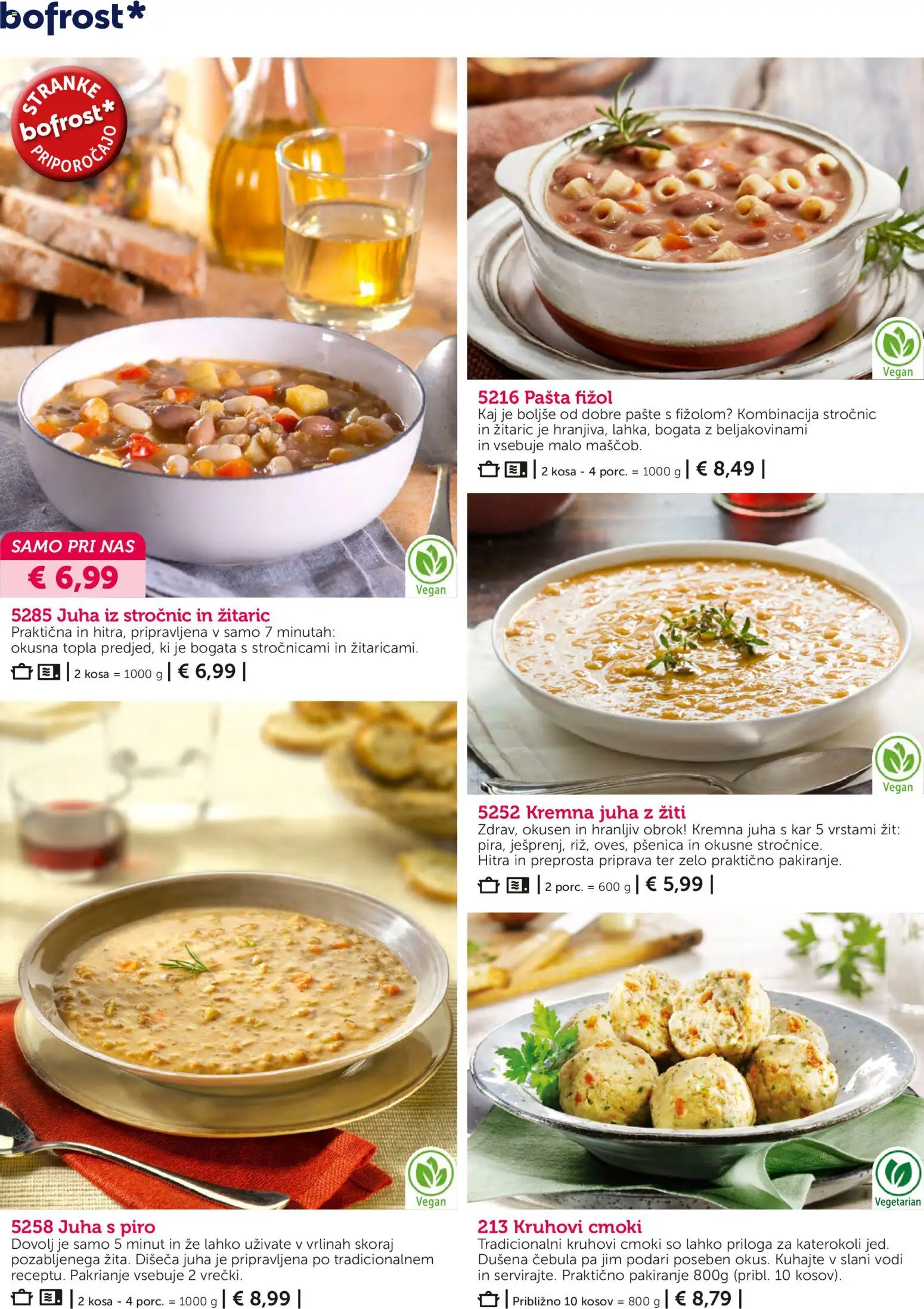 Novi Bofrost katalog ponudbe – veljaven od 04.03.2026 | Stran: 28 | Izdelki: Juha, Cebula