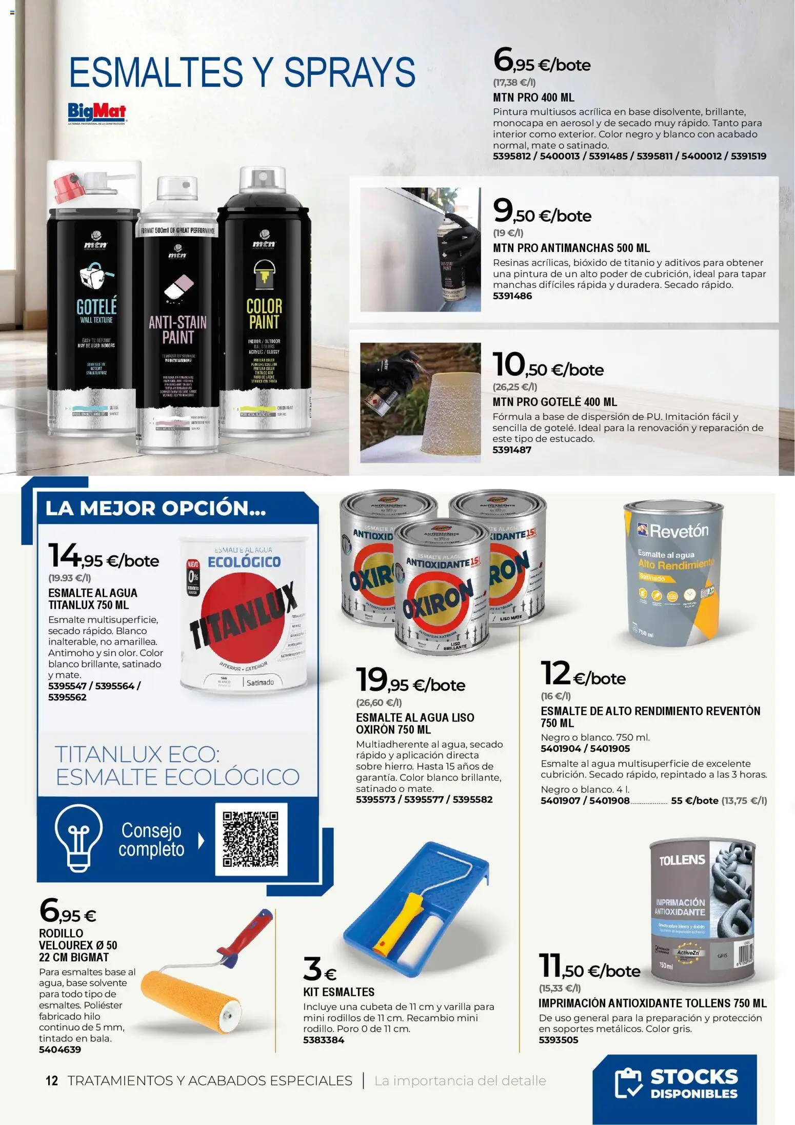 BigMat - Pintura 2026 │ válido desde el 20.04.2026 | Página: 12 | Productos: General