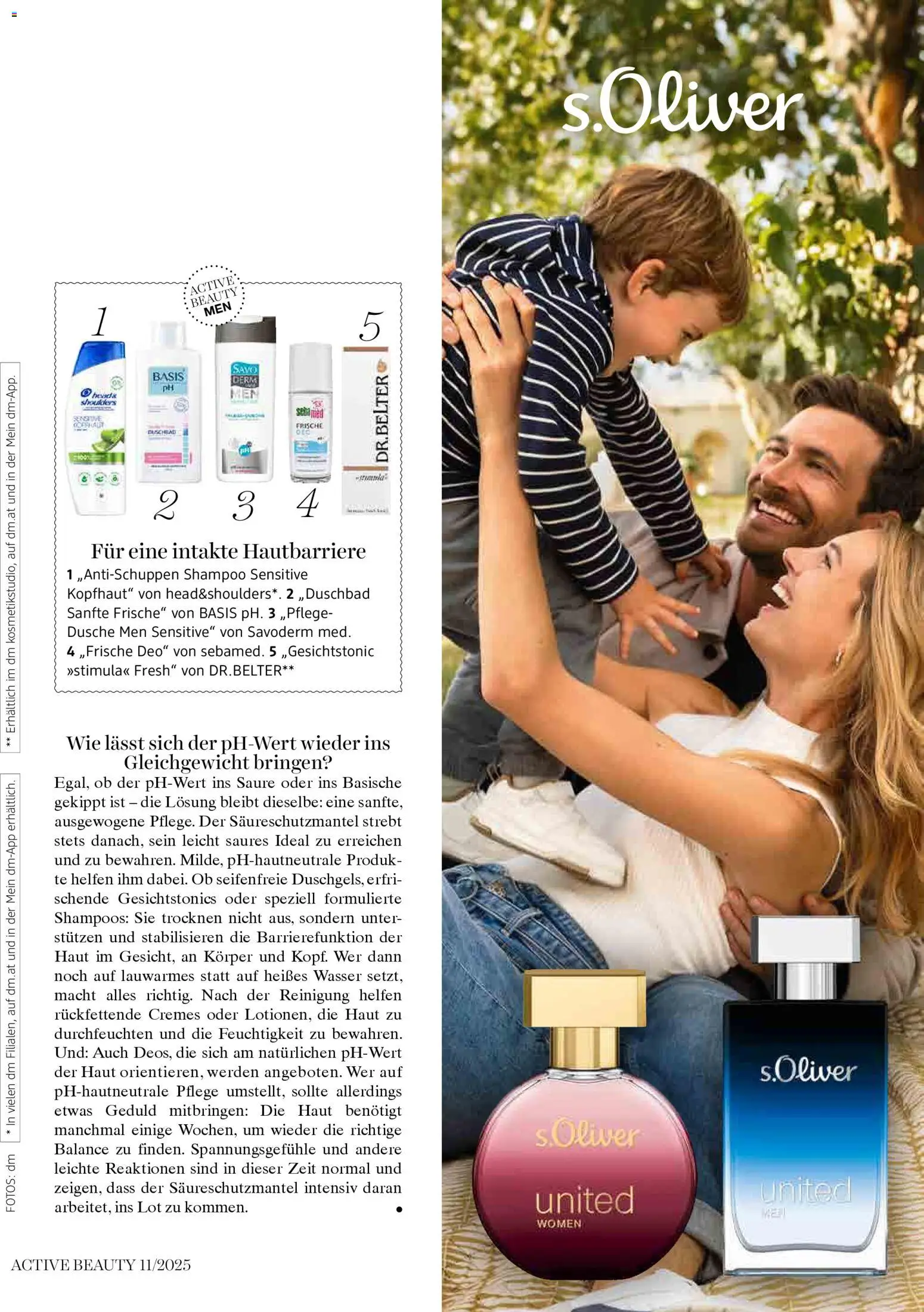 dm drogerie markt Active Beauty Magazin 11/2025 gültig ab 01.11.2025 | Seite: 39 | Produkte: Wasser, Dusche, Shampoo