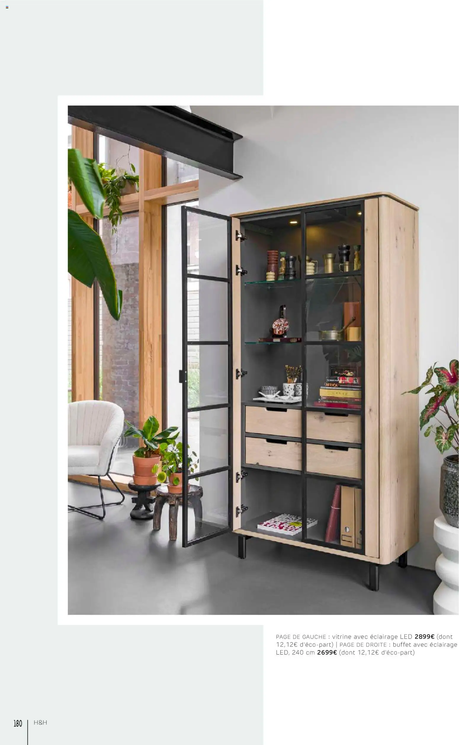 {H1} | Page: 180 | Produits: Vitrine, Buffet
