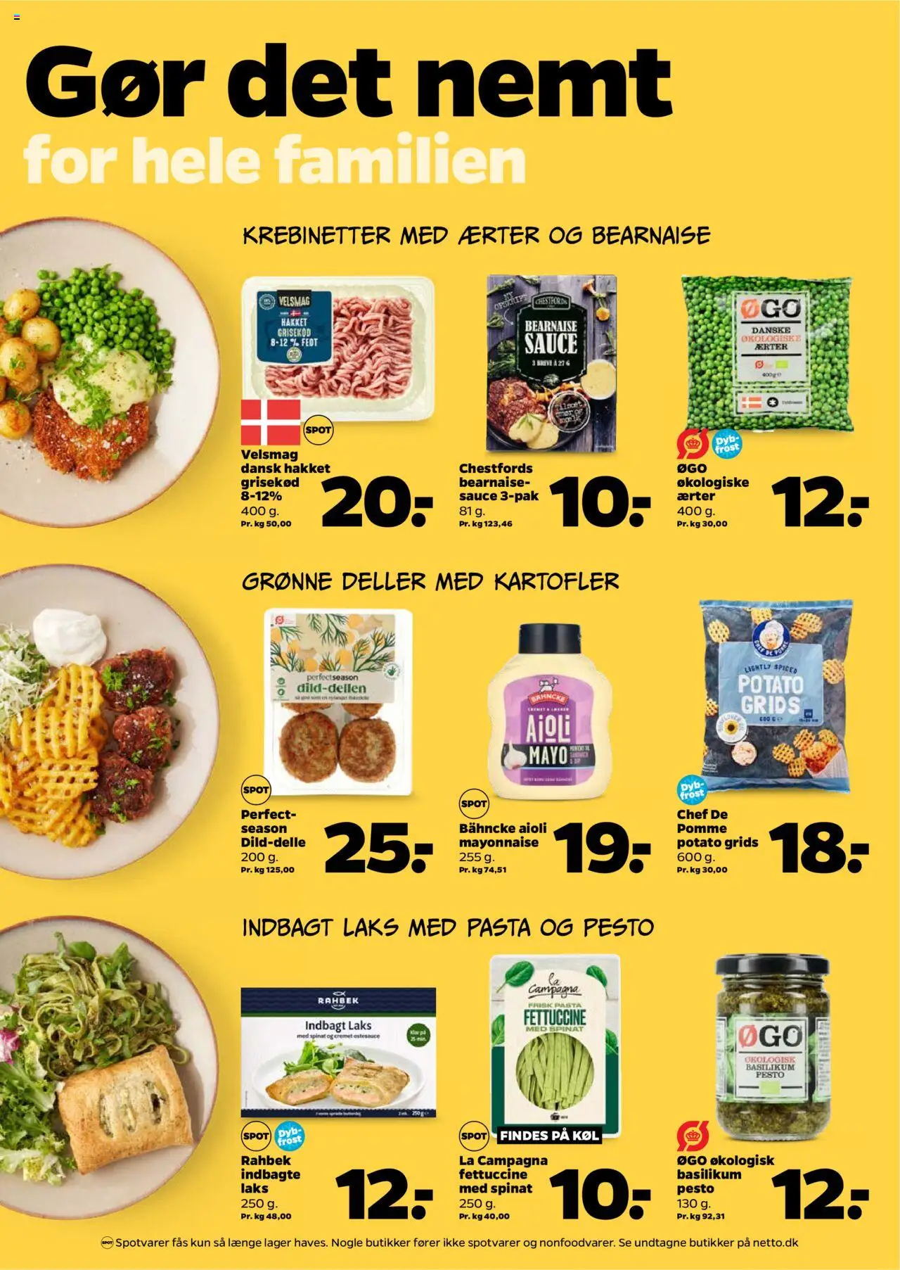 Netto Tilbudsavis gyldig fra 23.08.2025 | Side: 9 | Produkter: Kartofler, Ærter, Spinat, Basilikum