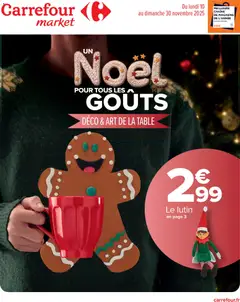 Carrefour Market - Prévisualisation de Carrefour Market Déco et art de la table pour les fêtes valide à partir de 10.11.2025