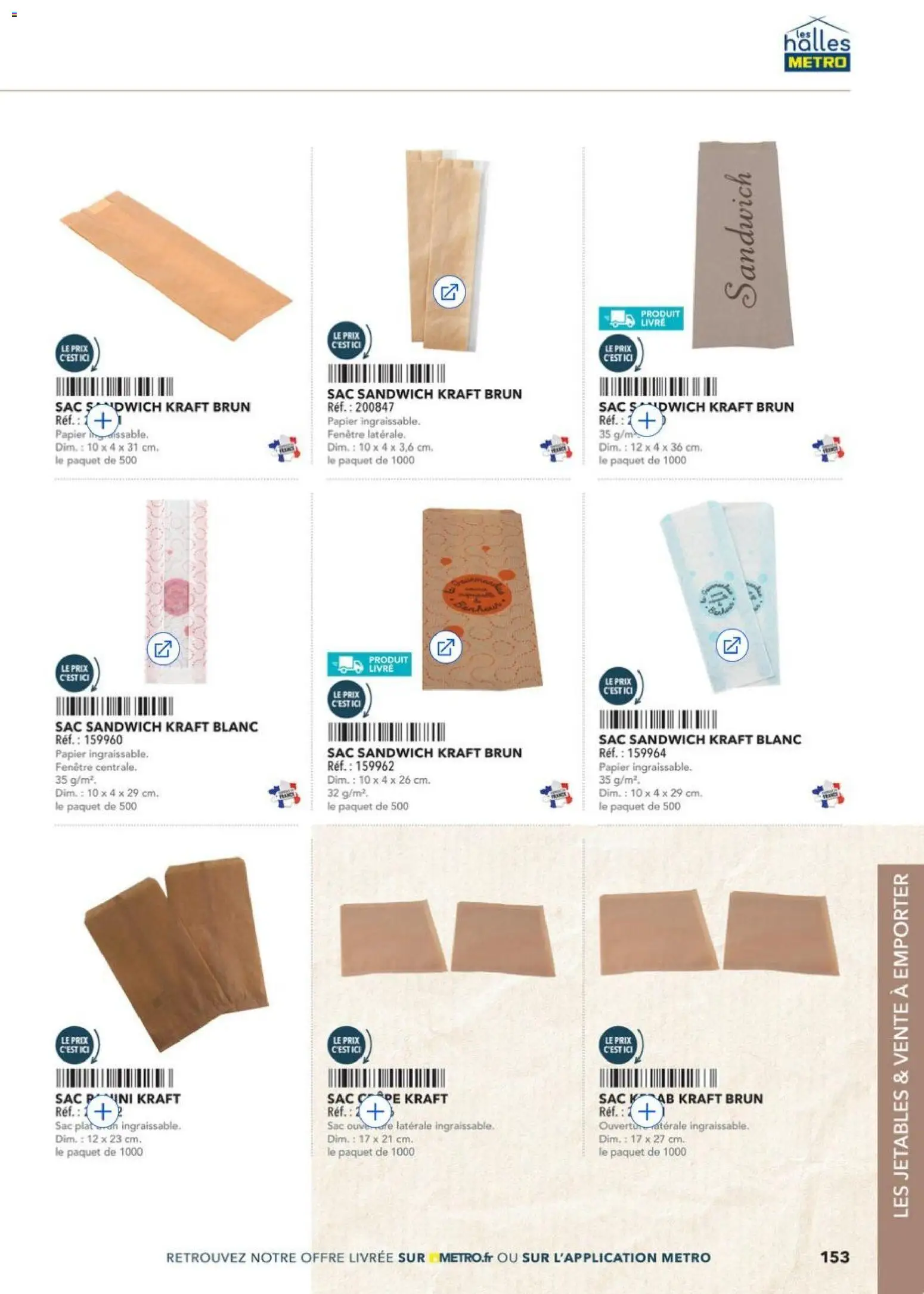 {H1} | Page: 153 | Produits: Panini, Sac, Sandwich, Livre