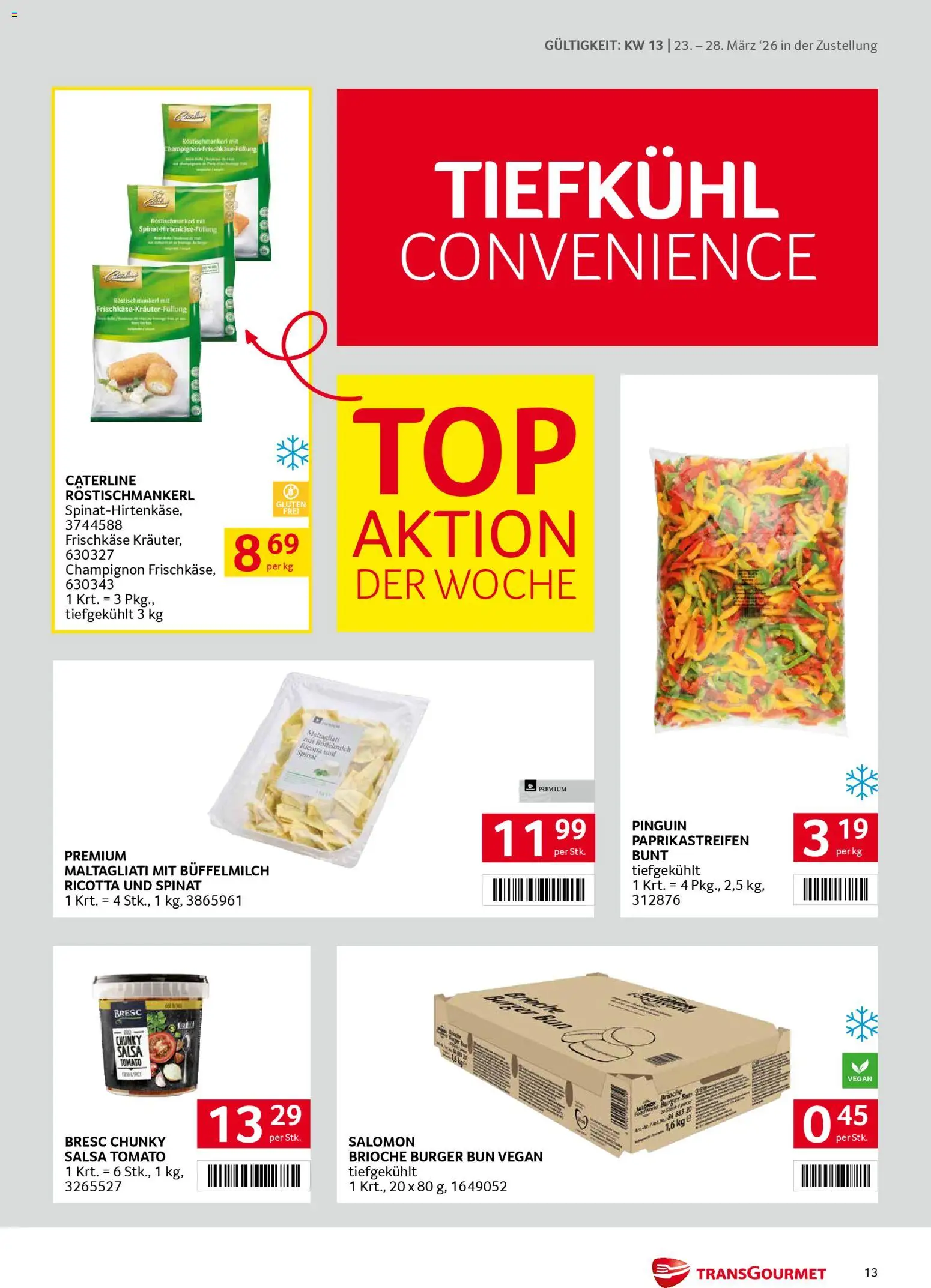 Transgourmet Zustellaktion gültig ab 23.03.2026 | Seite: 13
