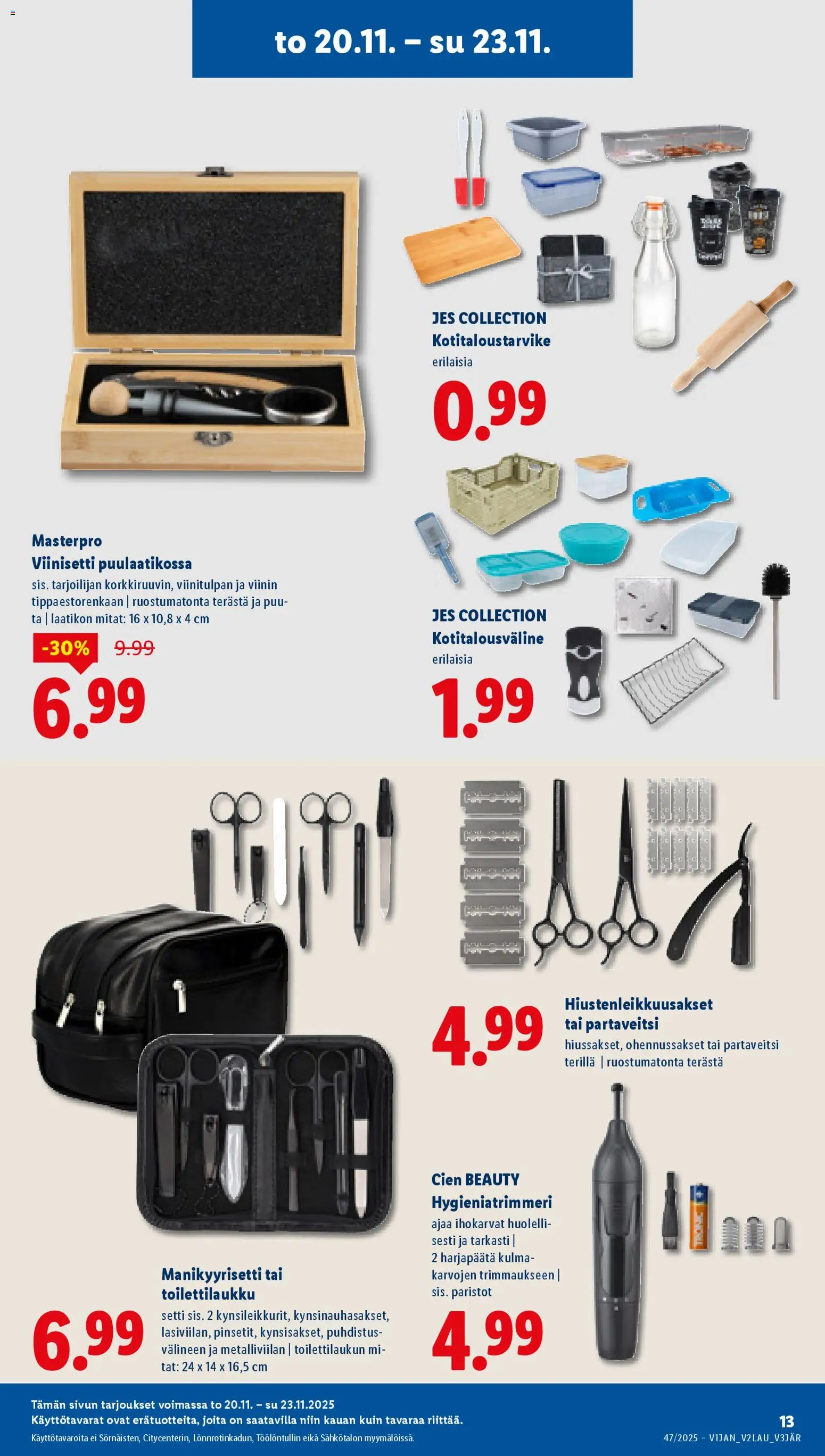 Lidl - Black Friday – voimassa 20.11.2025 alkaen | Sivu: 13 | Tuotteet: Paristot