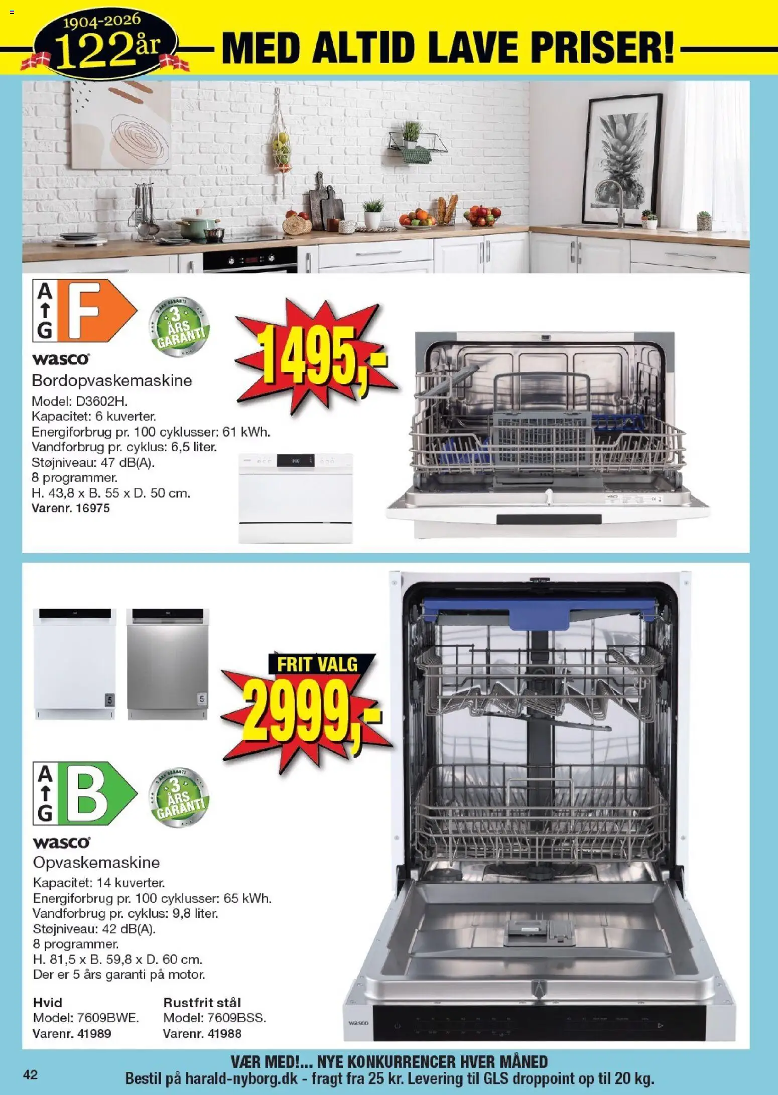 Harald Nyborg tilbudsavis – gyldig fra 15.01.2026 | Side: 46 | Produkter: Opvaskemaskine