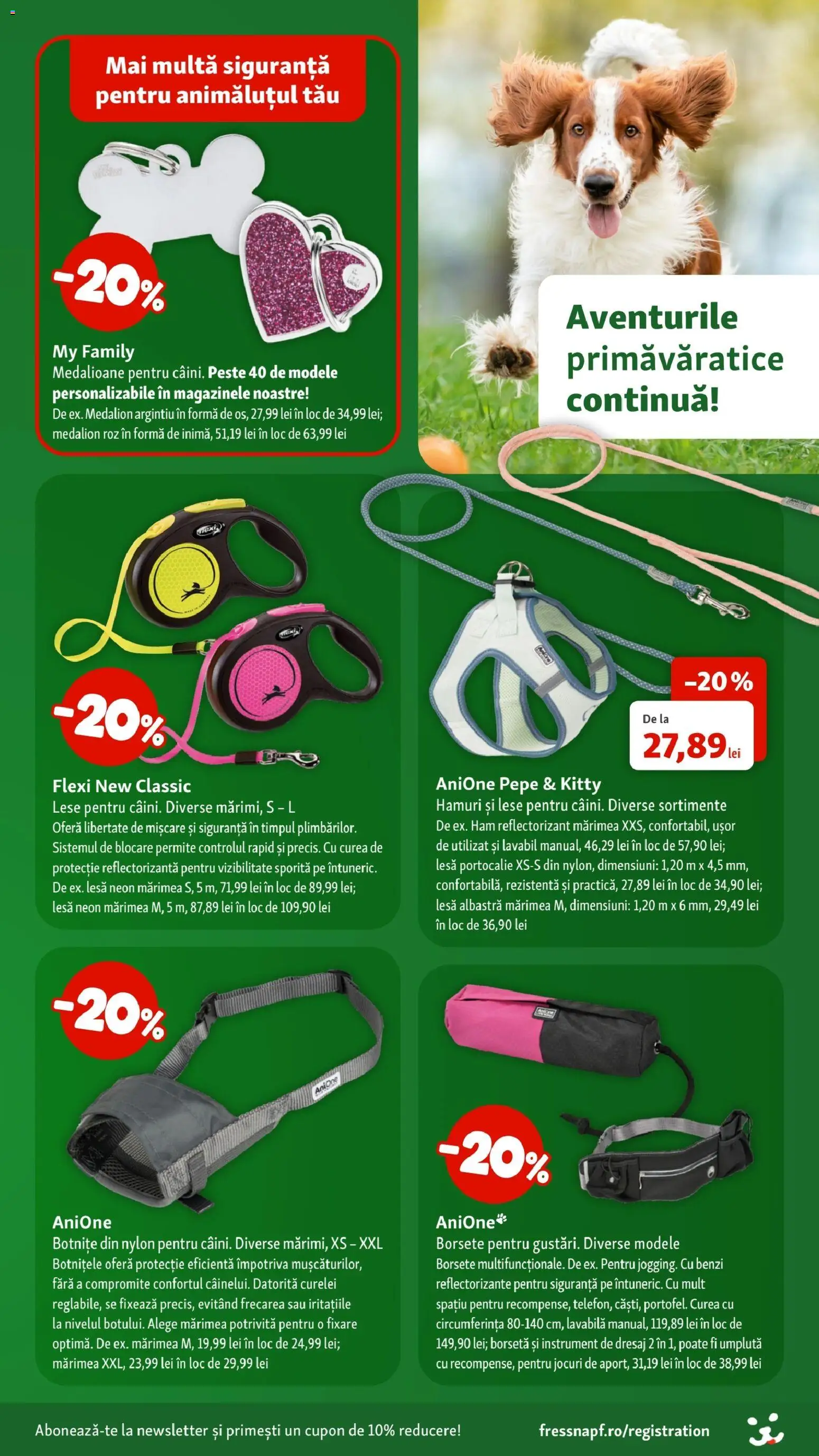 Noul catalog Fressnapf – valabil de la 02.04.2026 | Pagină: 5 | Produse: Curea, Borsete, Türk kahvesi öğütme değirmeni, Pește