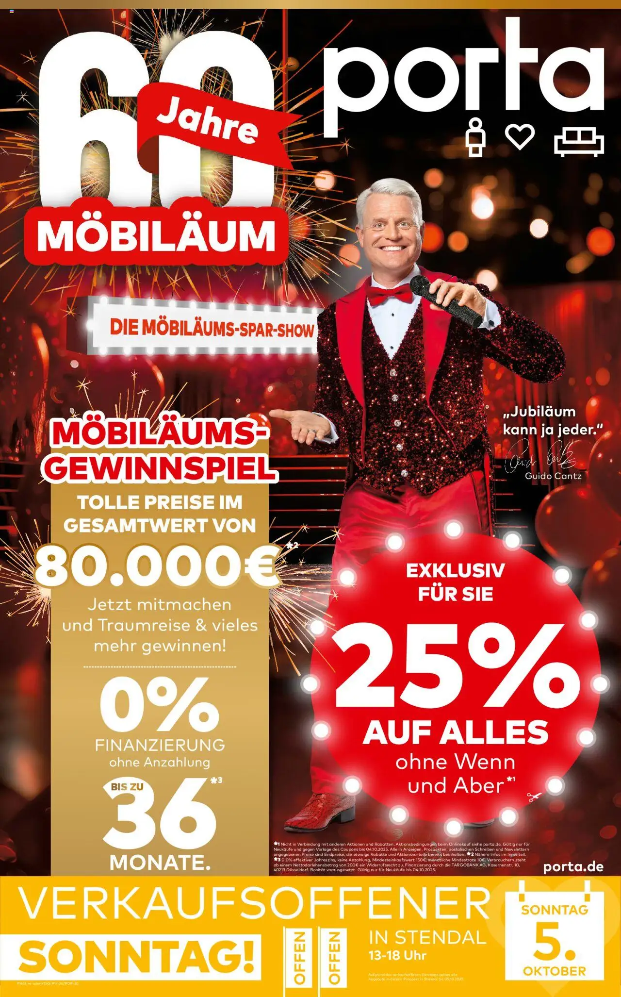 Porta! 25% auf Alles Stendal – gültig ab 28.09.2025 | Seite: 1 | Produkte: Uhr