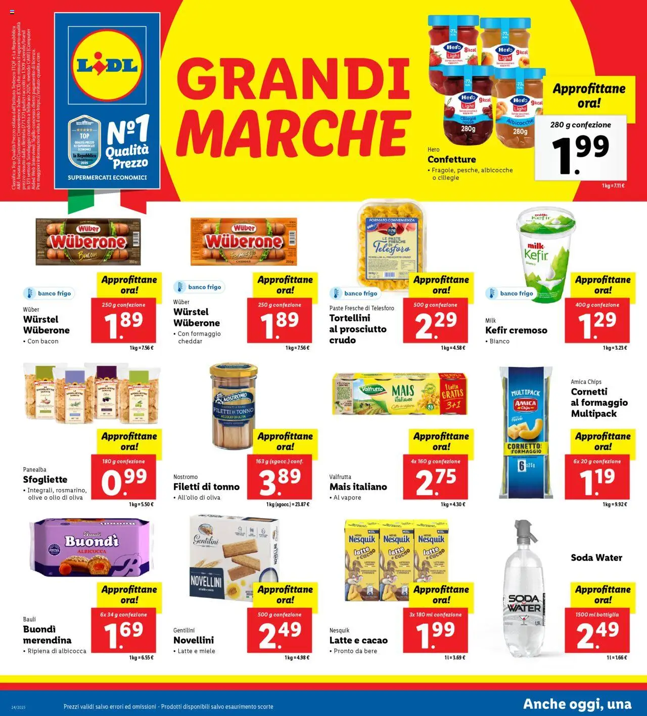 Volantino Lidl del 09.06.2025 | Pagina: 12 | Prodotti: Latte, Prosciutto, Forno, Miele