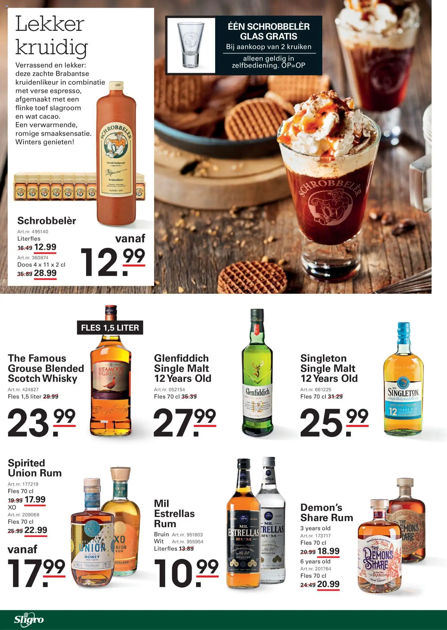 {H1} | Pagina: 92 | Producten: Fagyasztott gyümölcs, Fles, Whisky, Slagroom
