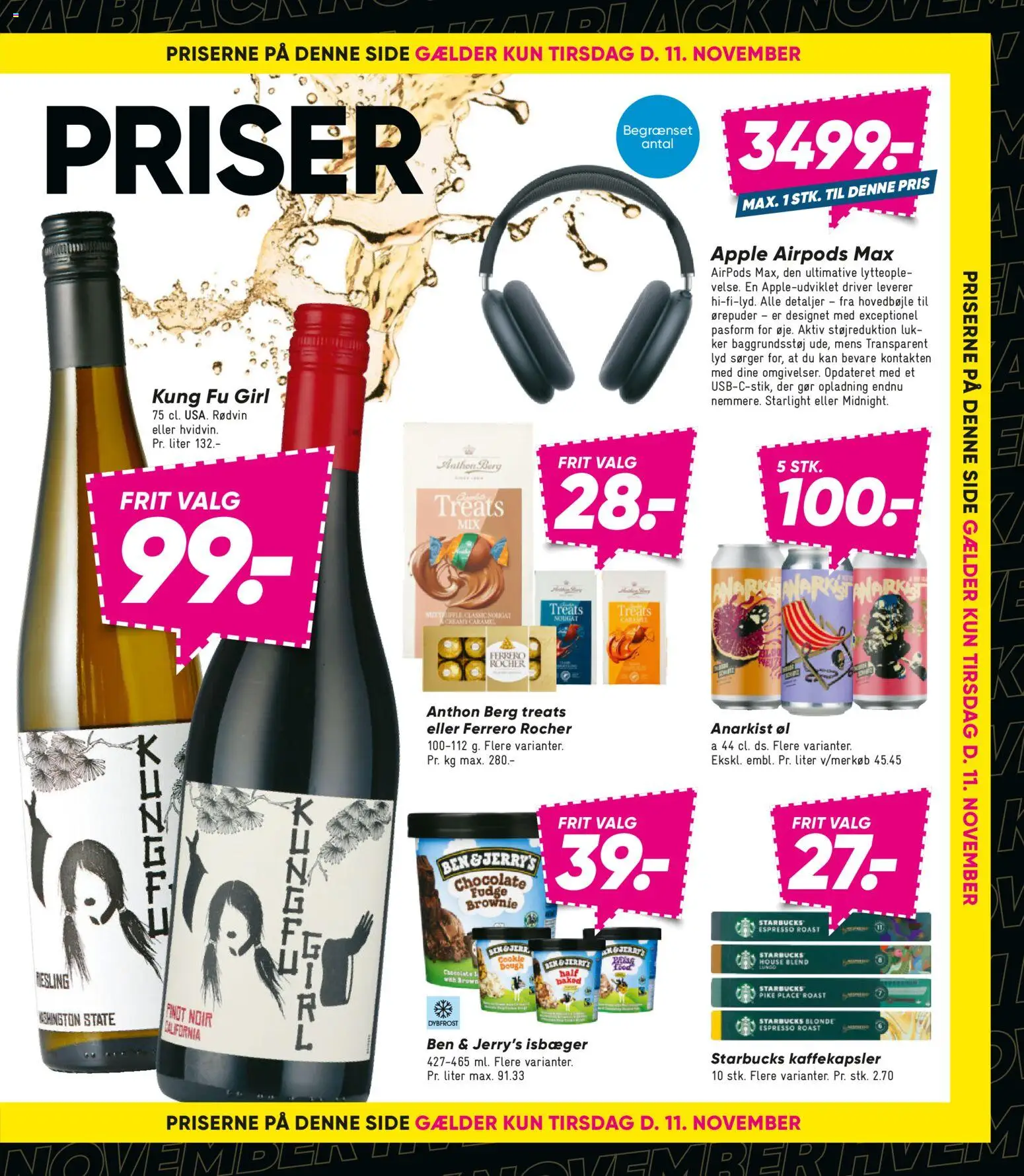 Bilka tilbudsavis – gyldig fra 07.10.2025 | Side: 9 | Produkter: Øl, Airpods, Nougat, Lyd