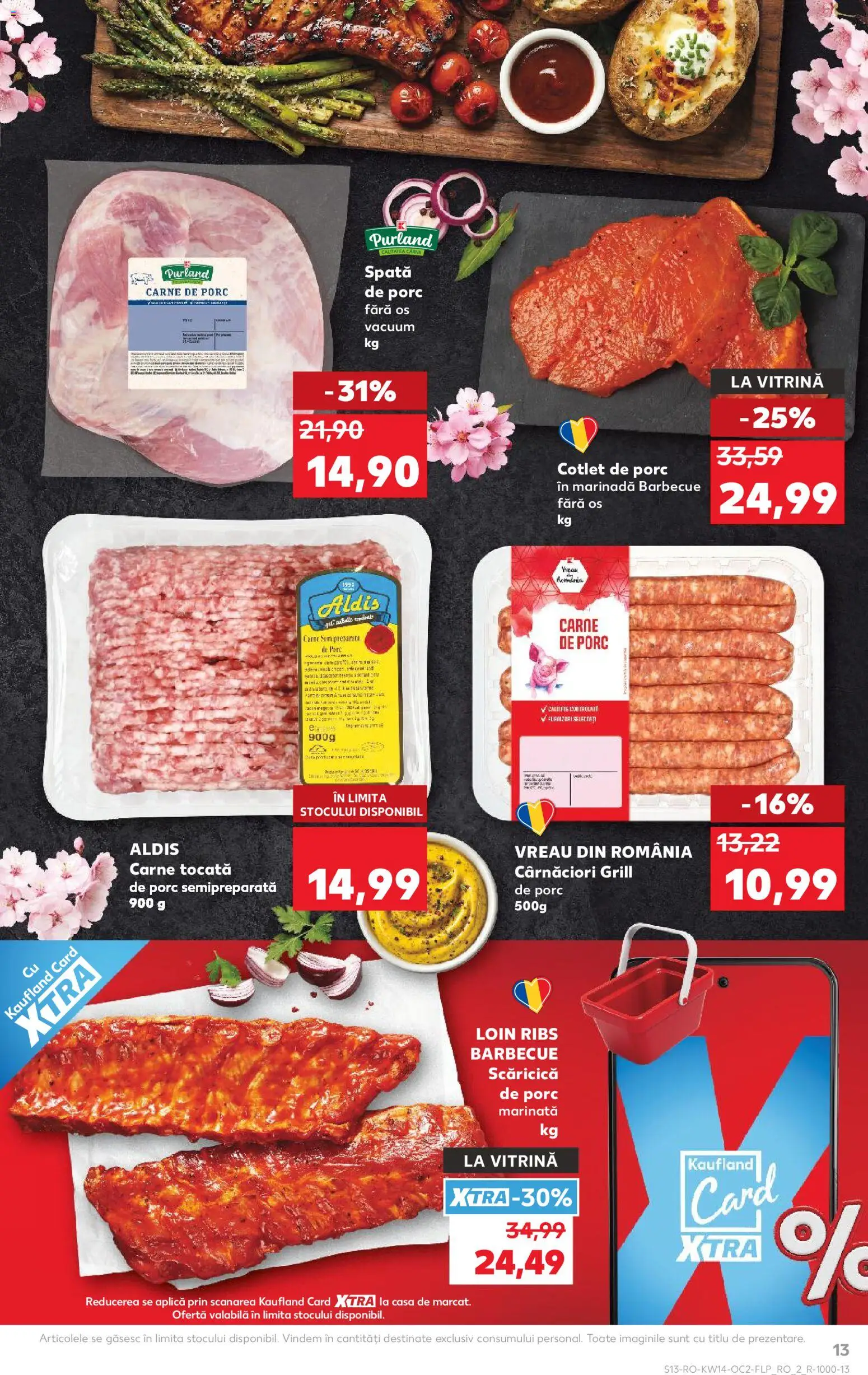 Noul catalog Kaufland – valabil de la 01.04.2026 | Pagină: 13 | Produse: Grill, Lait de coco, Carne De Porc, Marinadă
