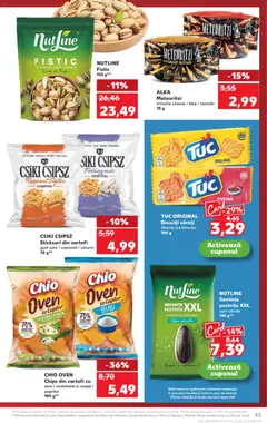 Ofertele Kaufland valabile de la 14.01.2026 | Pagină: 43 | Produse: Semințe, Biscuiți, Burger, Cartofi