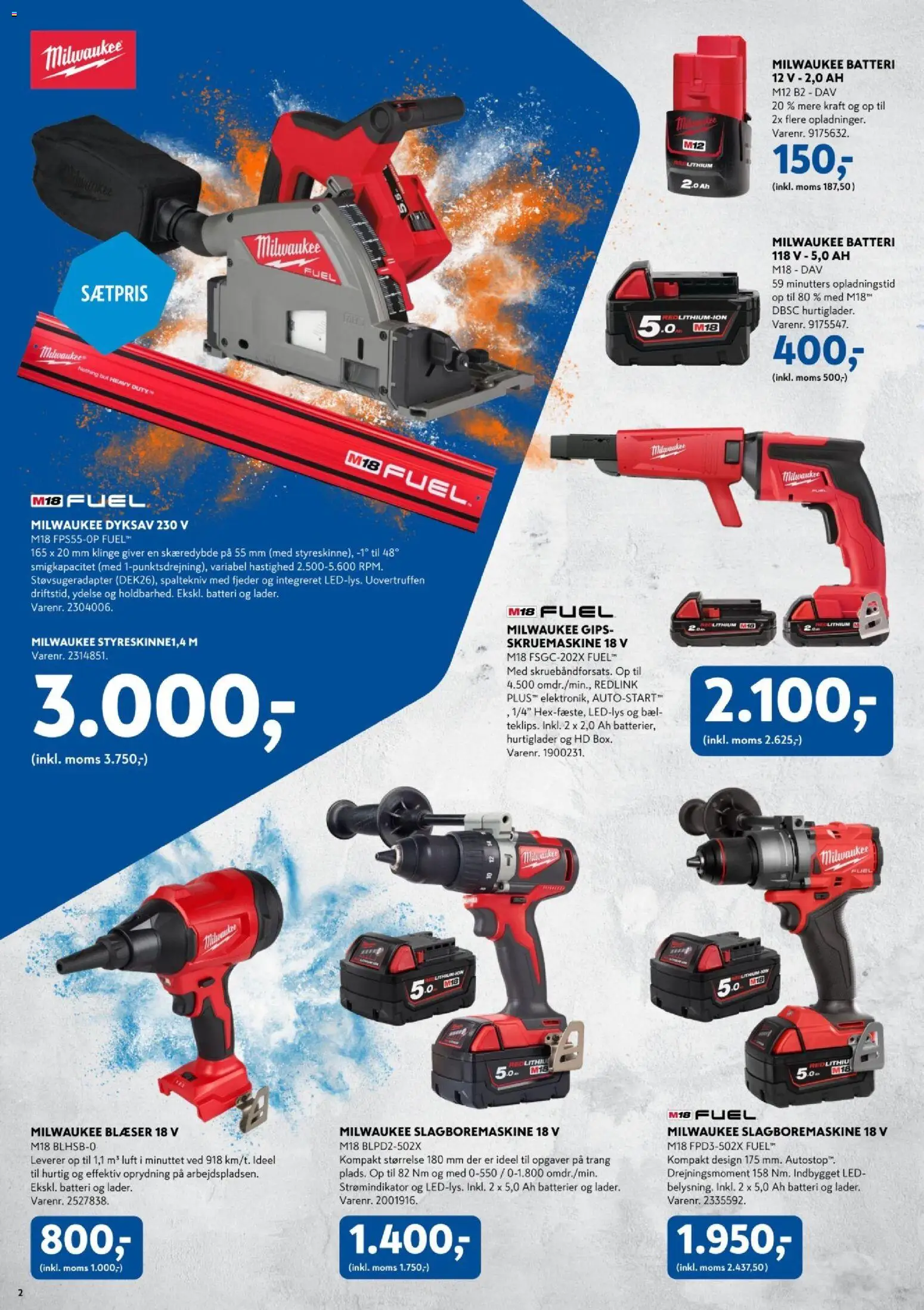 Davidsen tilbudsavis – gyldig fra 05.03.2026 | Side: 2 | Produkter: Batterier, Batteri