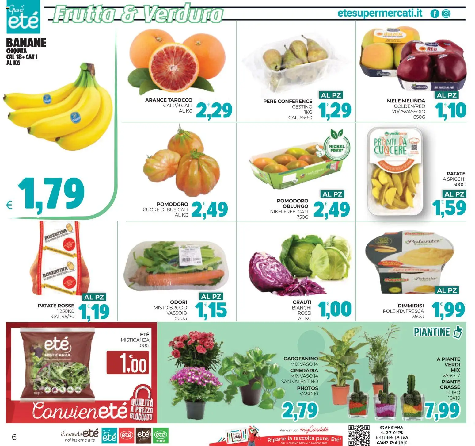 Volantino Eté del 27.01.2026 | Pagina: 6 | Prodotti: Arance, Tè, Vassoio, Cestino