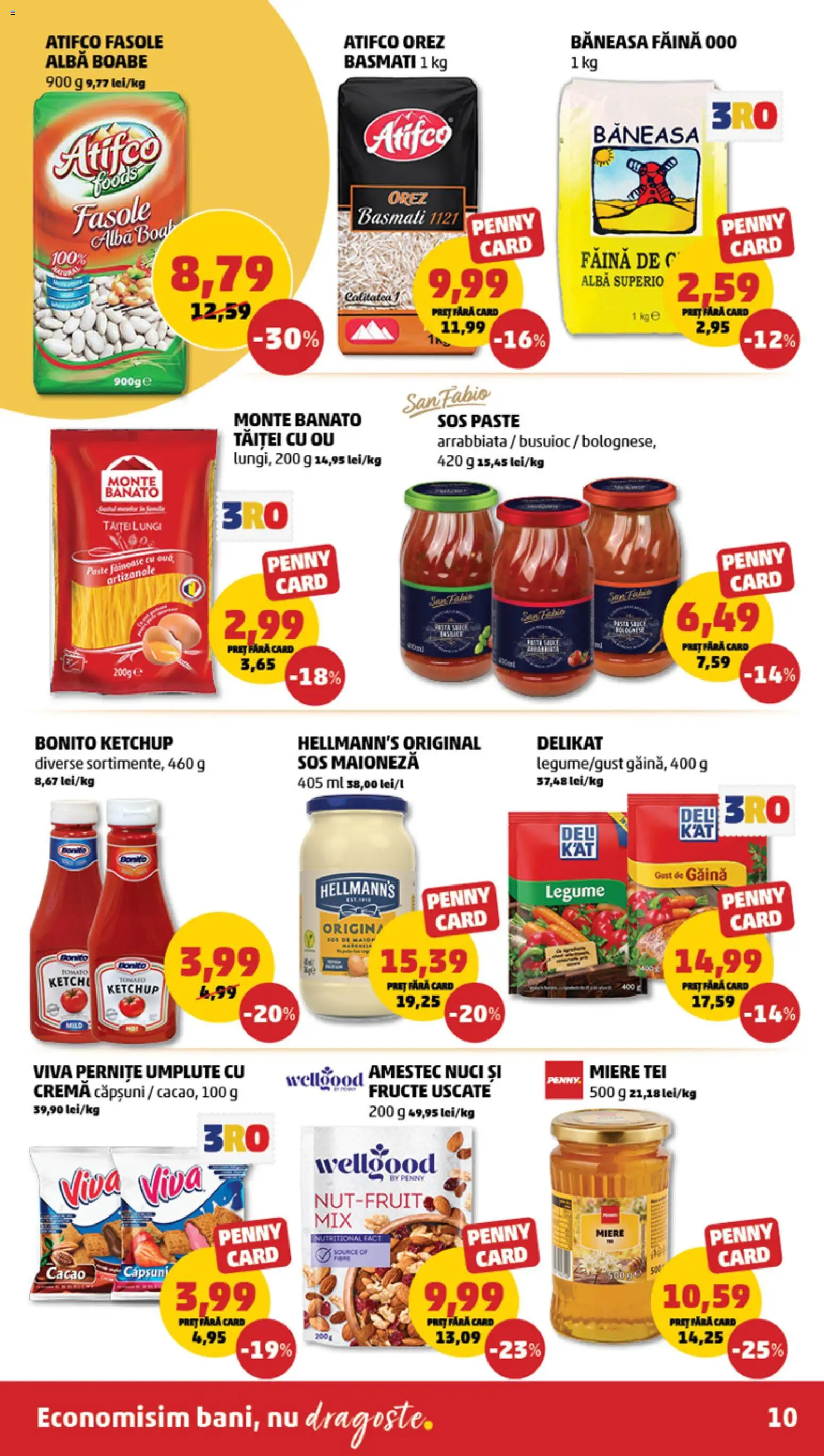 Noul catalog PENNY – valabil de la 07.01.2026 | Pagină: 10 | Produse: Cremă, Paste, Legume, Maioneză