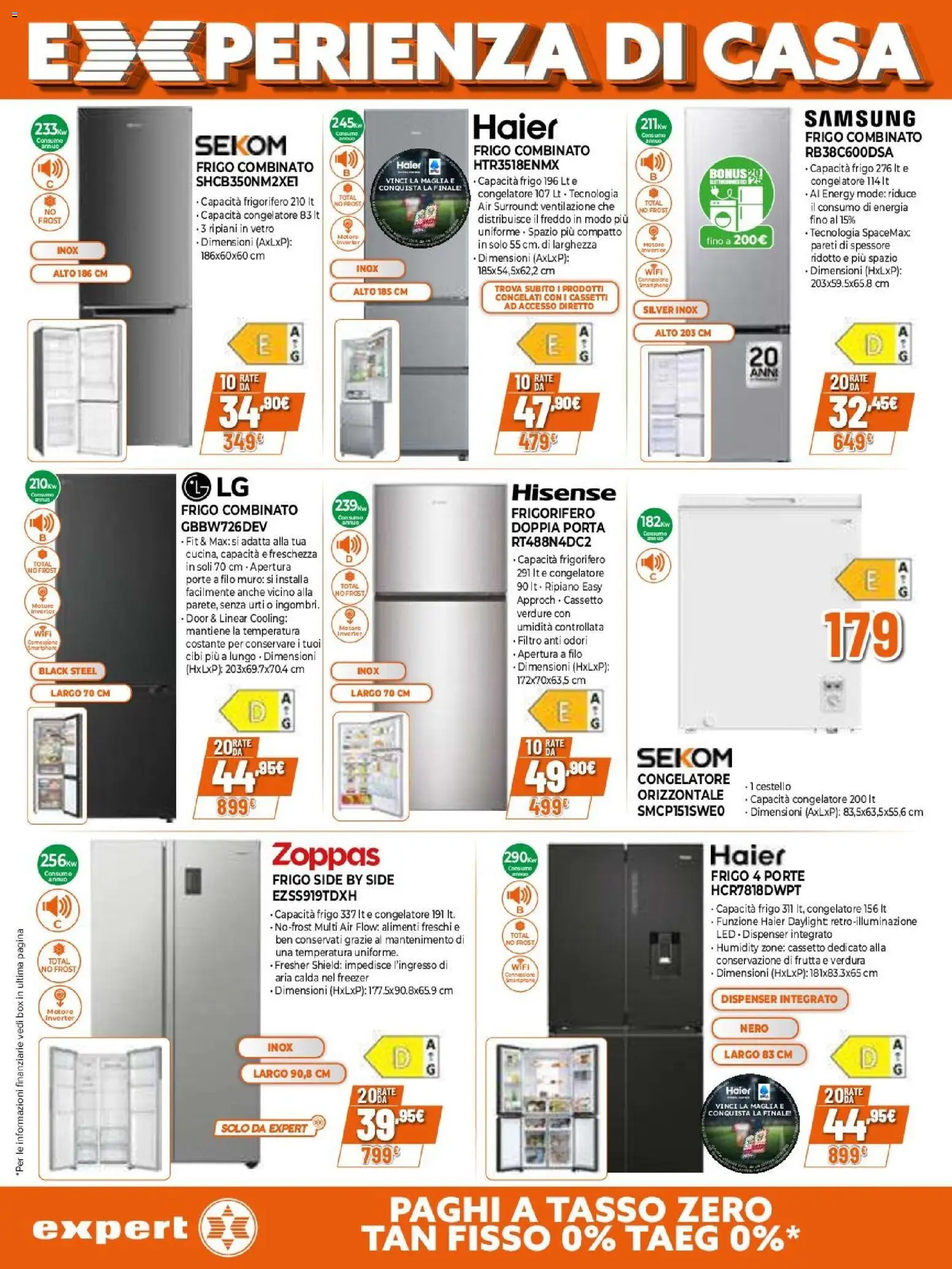 Volantino Expert del 09.04.2026 | Pagina: 24 | Prodotti: Ripiano, Frutta, Smartphone, Frigorifero