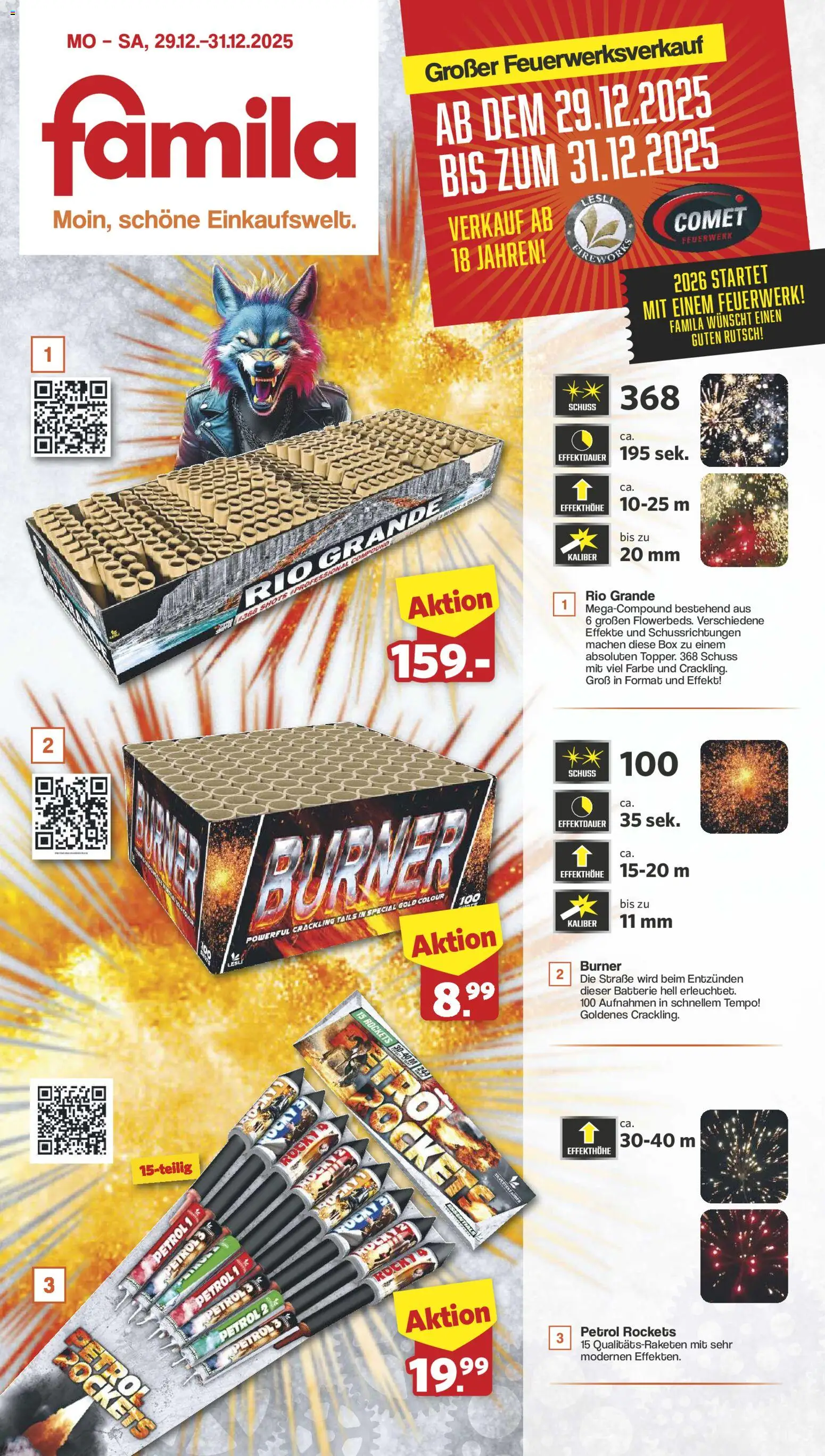 Famila Nordwest - Aktuelle Angebote – gültig ab 29.12.2025 | Seite: 1 | Produkte: Box, Batterie, Tempo