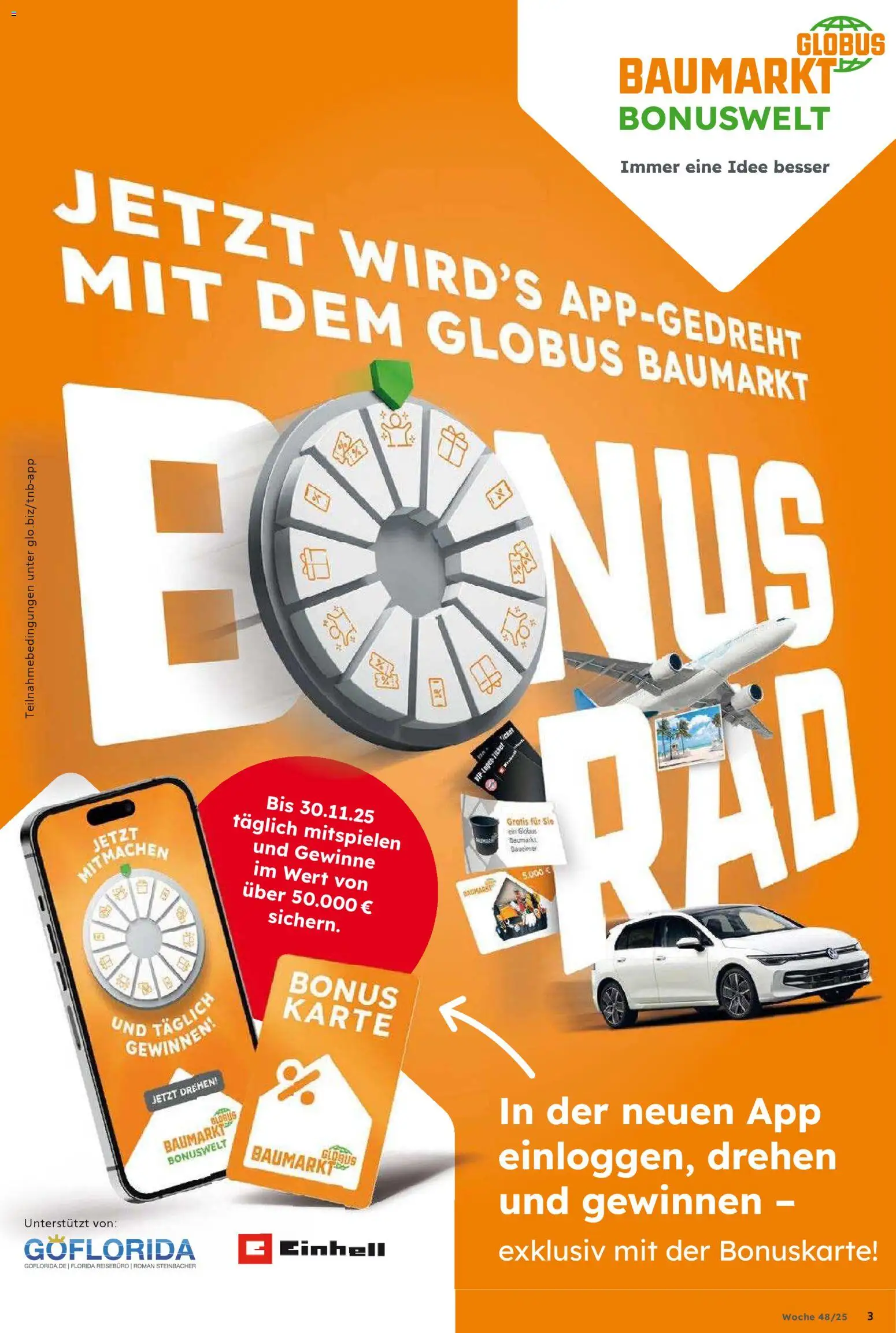 Globus Baumarkt Prospekt 	 – gültig ab 24.11.2025 | Seite: 3